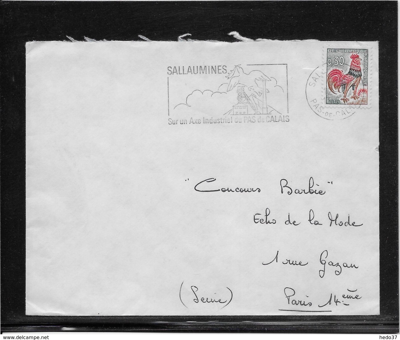 Thème Oiseaux - France Oblitération - Enveloppe - Mechanical Postmarks (Advertisement)