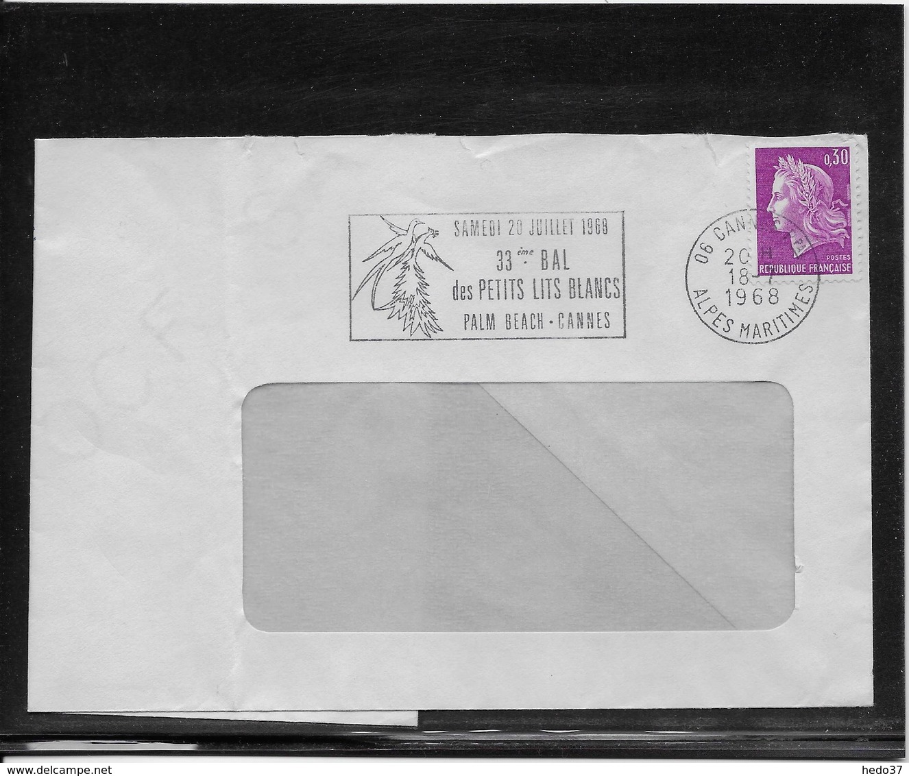 Thème Oiseaux - France Oblitération - Enveloppe - Mechanical Postmarks (Advertisement)