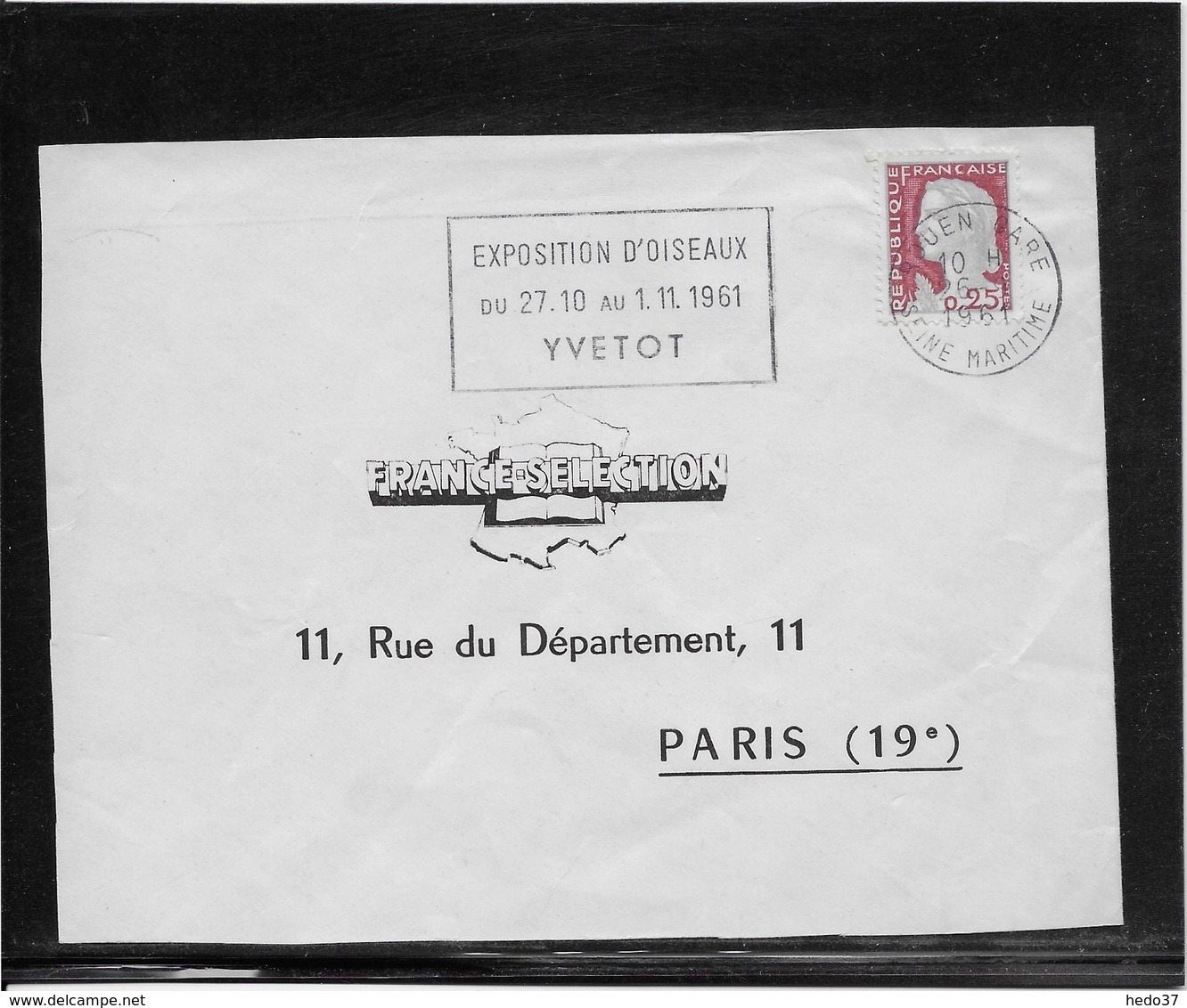Thème Oiseaux - France Oblitération - Enveloppe - Annullamenti & A. Meccaniche (pubblicitarie)