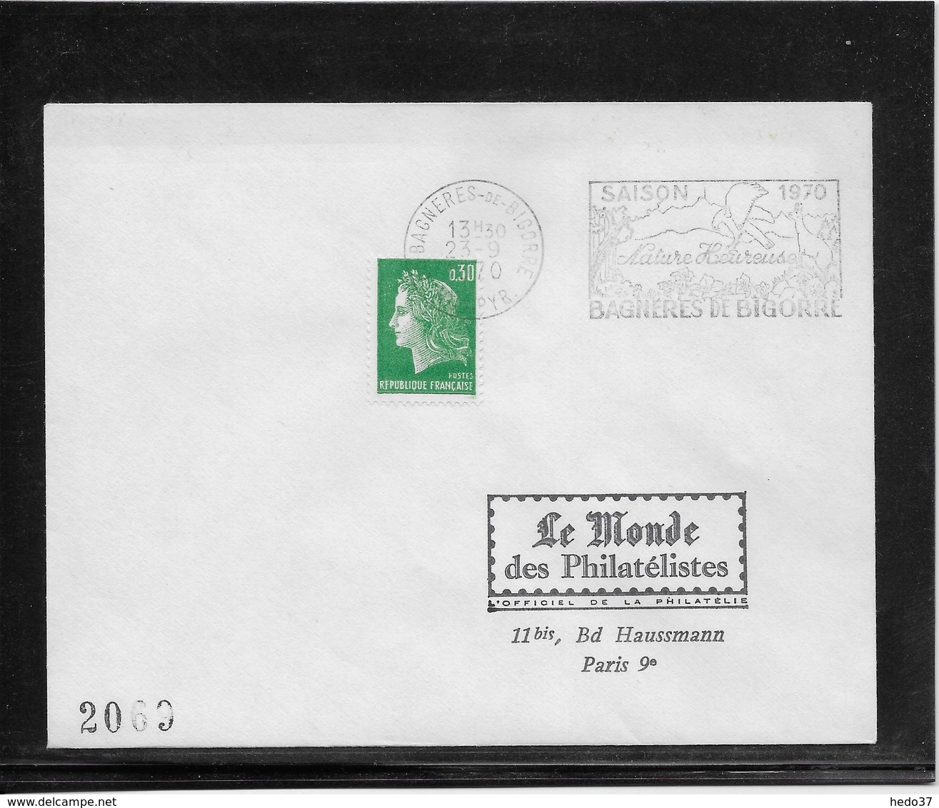 Thème Oiseaux - France Oblitération - Enveloppe - Mechanical Postmarks (Advertisement)