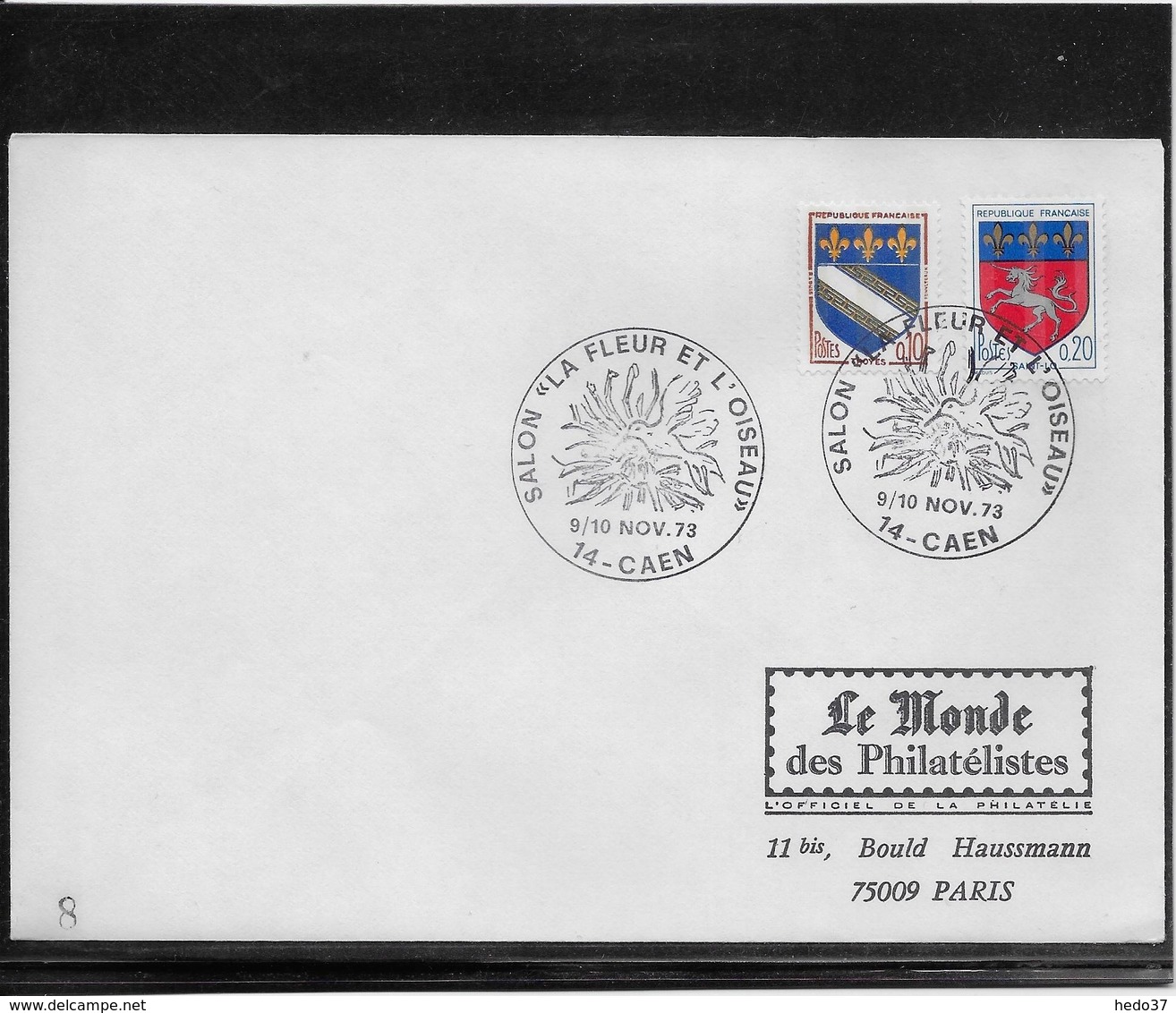 Thème Oiseaux - France Oblitération - Enveloppe - Mechanical Postmarks (Advertisement)