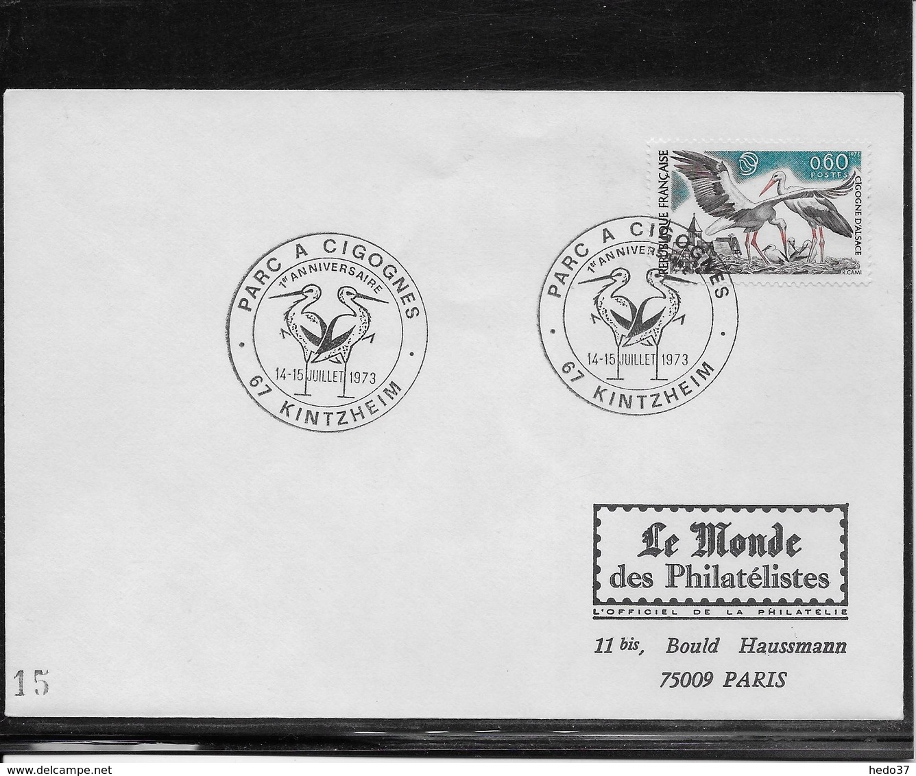 Thème Oiseaux - France Oblitération - Enveloppe - Mechanical Postmarks (Advertisement)