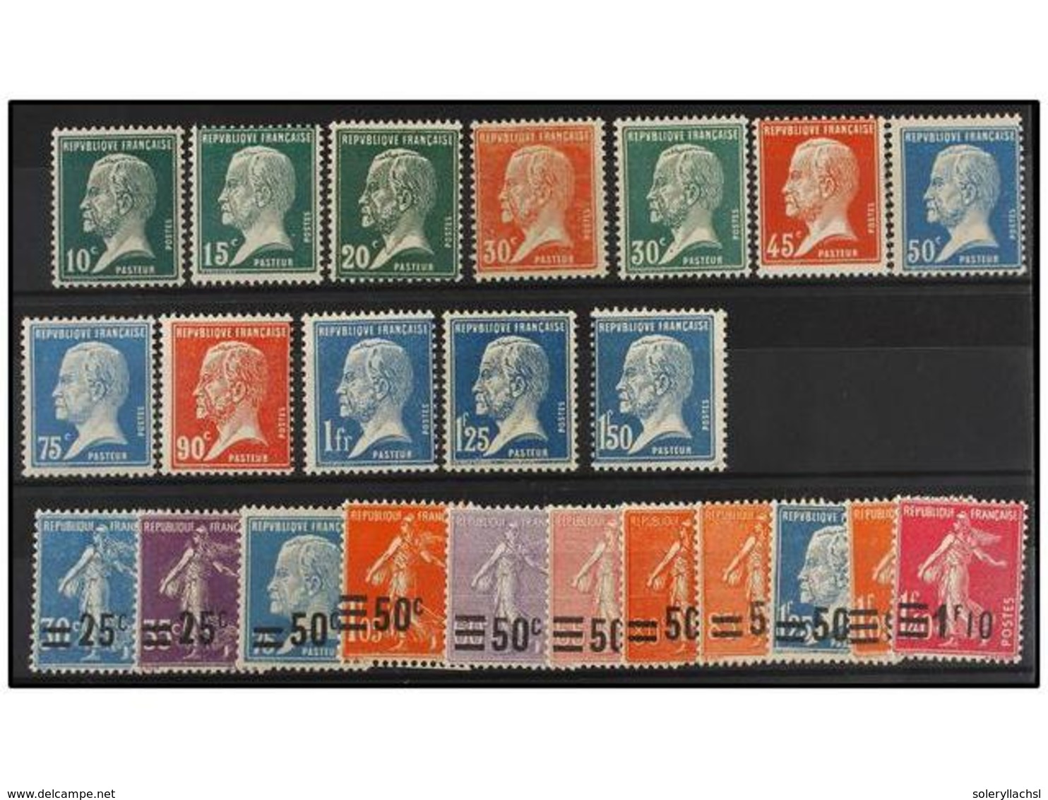 ** FRANCIA. Yv.174/81, 217/28. 1923-37. SERIES COMPLETAS. Muy Bonitas. Yvert.221€. - Sonstige & Ohne Zuordnung