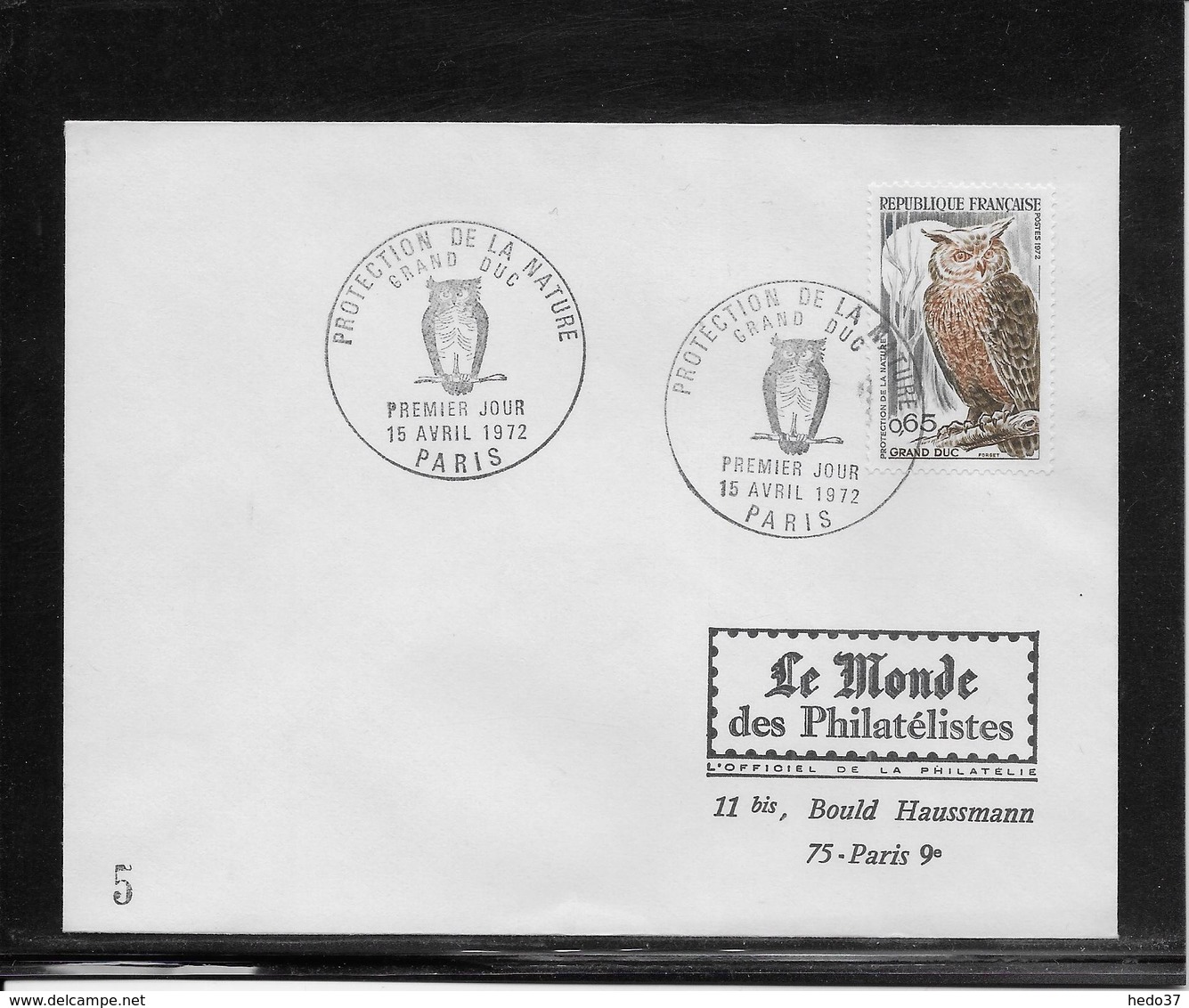 Thème Oiseaux - France Oblitération - Enveloppe - Mechanical Postmarks (Advertisement)