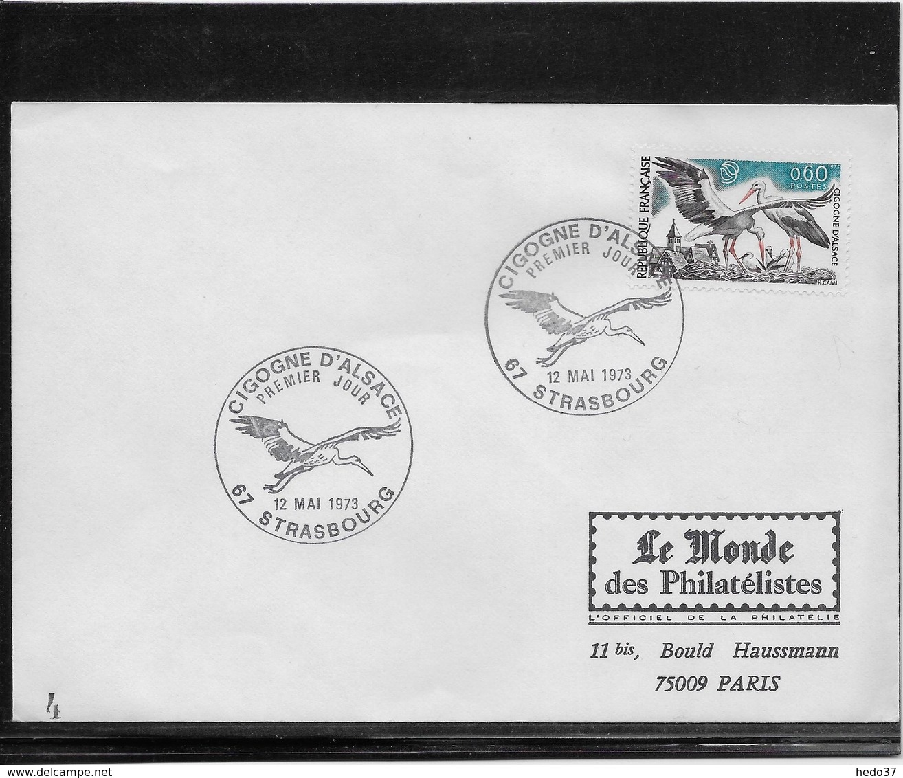 Thème Oiseaux - France Oblitération - Enveloppe - Mechanical Postmarks (Advertisement)