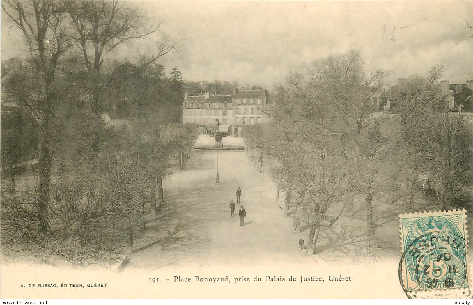 WW 23 GUERET. Place Bonnyaud 1904 - Guéret