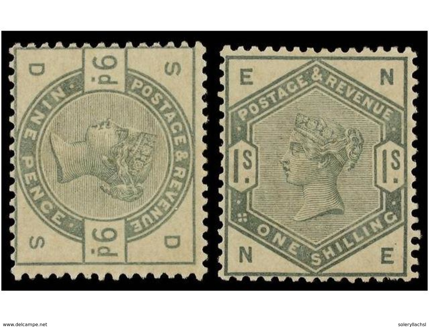 * GRAN BRETAÑA. Sg.187/196. 1883. COMPLETE SET. Fresh Colour And Usual To Good Centering. 6 P. Stamp Light Corner Thin.  - Altri & Non Classificati