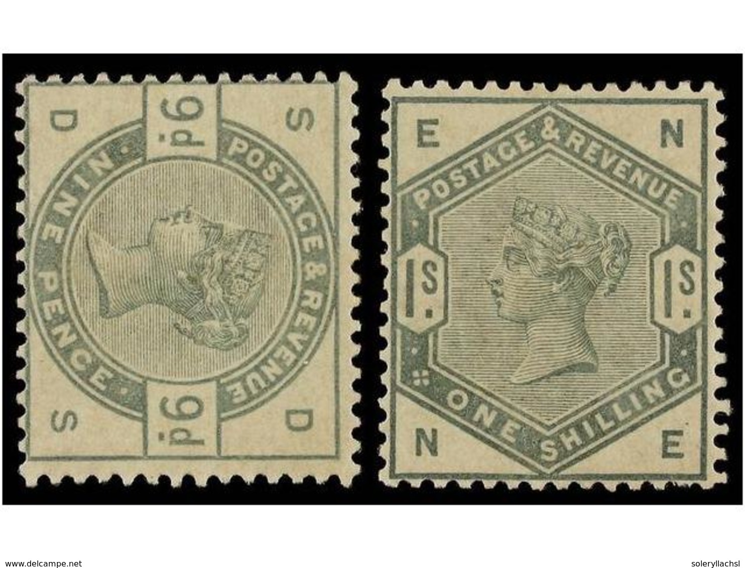 * GRAN BRETAÑA. Sg.187/196. 1883. COMPLETE SET. Fresh Colour And Usual To Good Centering. 6 P. Stamp Light Corner Thin.  - Sonstige & Ohne Zuordnung