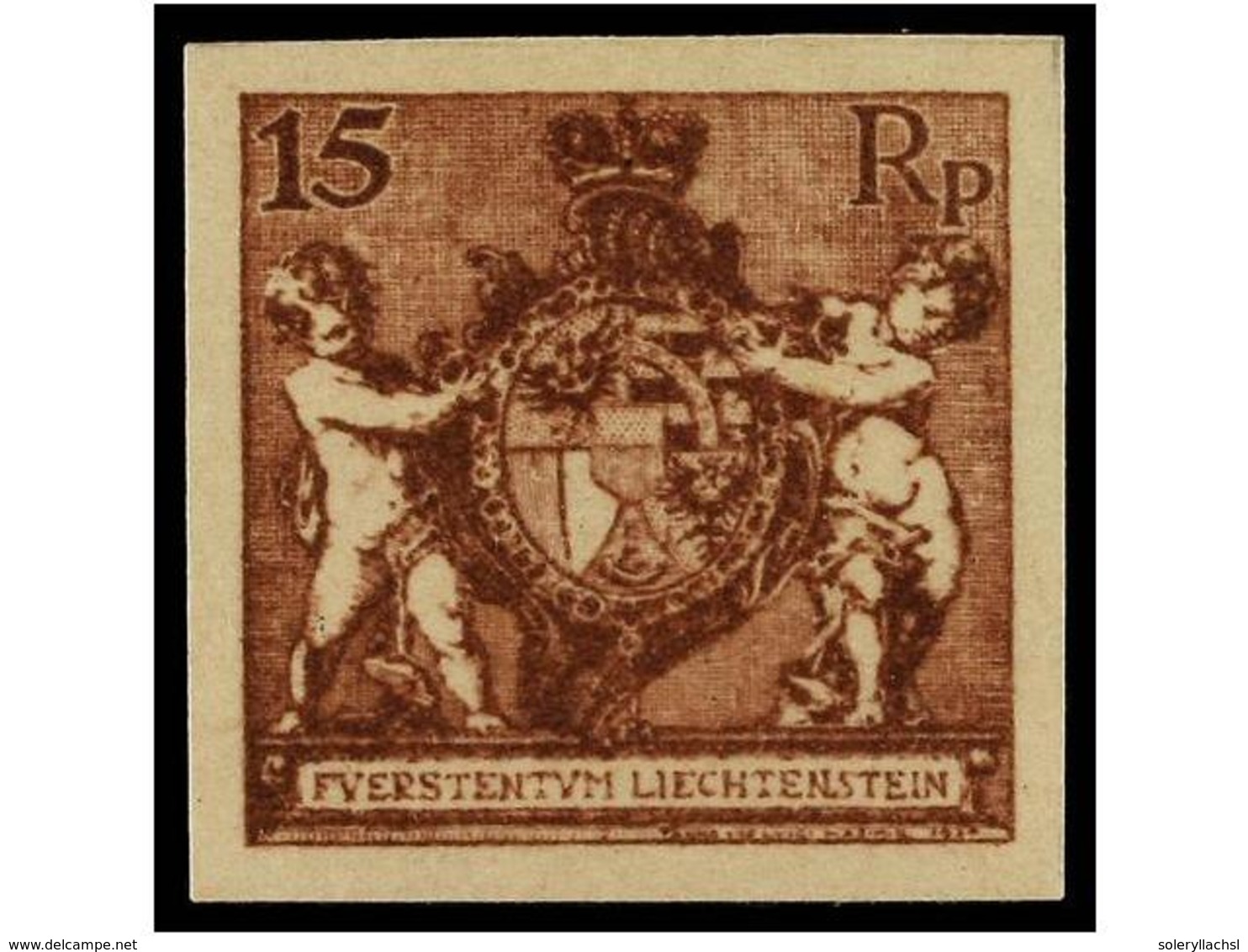 (*) LIECHTENSTEIN. Mi.45 (2), 46 (2), 48 (3), 49, 50 (4), 51, 52 (4) PK. 1921. 17 Imperforate PROOFS Different Colours. - Andere & Zonder Classificatie