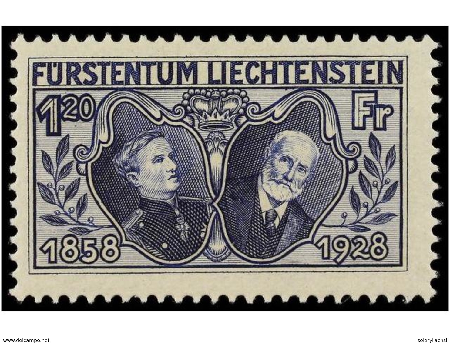 ** LIECHTENSTEIN. Yv.82/89. 1928. Complete Set, Never Hinged. Yvert.1.150€. - Sonstige & Ohne Zuordnung