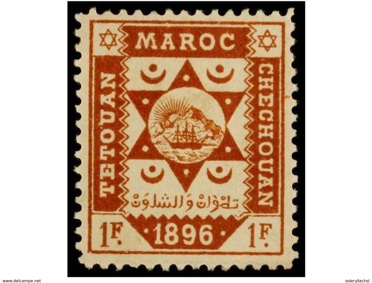 */(*) MARRUECOS: CORREO LOCAL. Yv.139/40, 142/45. TETUÁN A CHECHOUAN. Serie Sin El 20 Cts., Sellos De 40, 50 Cts. Y 1 Pt - Sonstige & Ohne Zuordnung