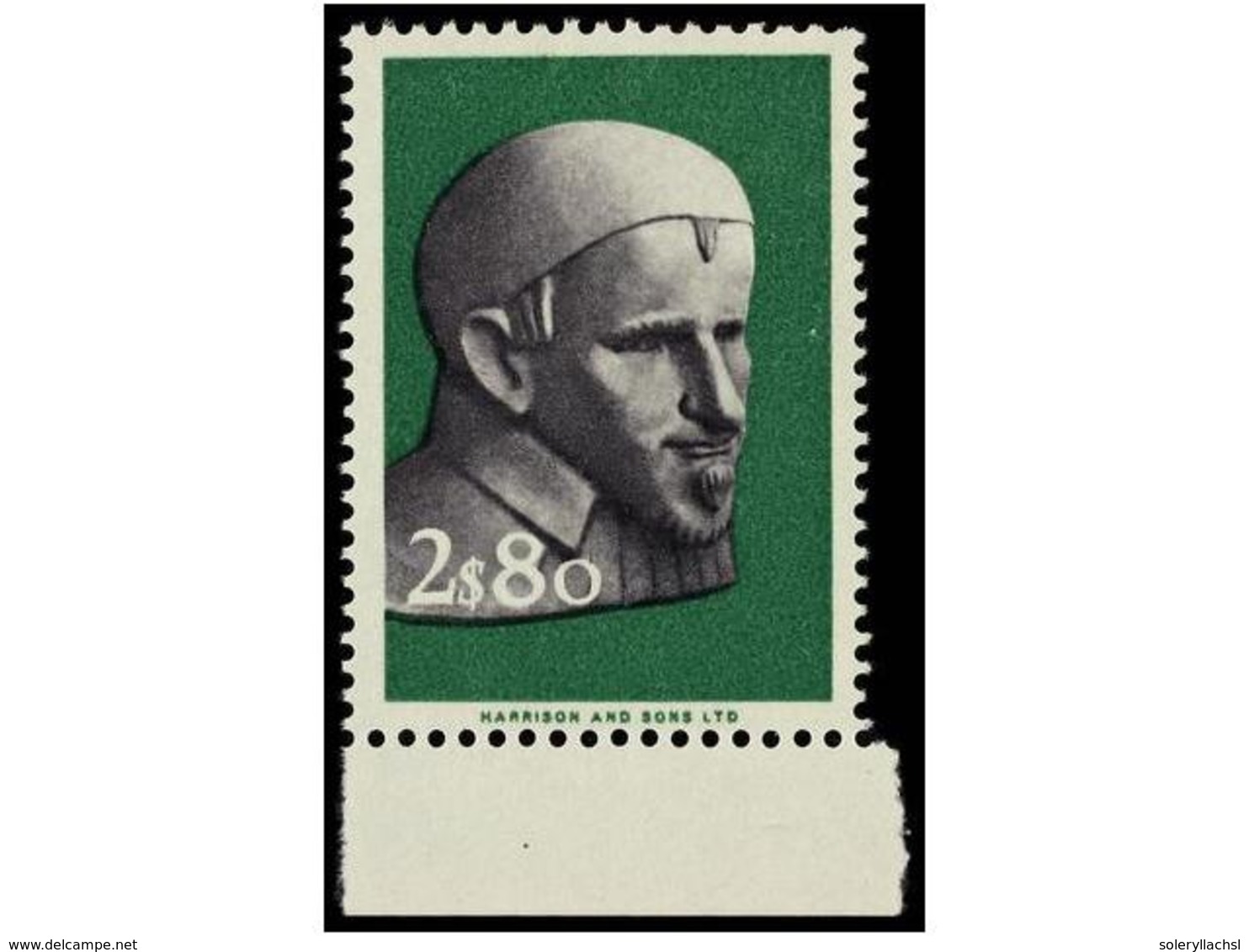 ** PORTUGAL. Af.914. 1963. 2,80 Esc. Verde Y Negro FALTAN LAS INSCRIPCIONES EN COLOR ORO. RARISIMO. Cert. A.C.D.P. - Sonstige & Ohne Zuordnung