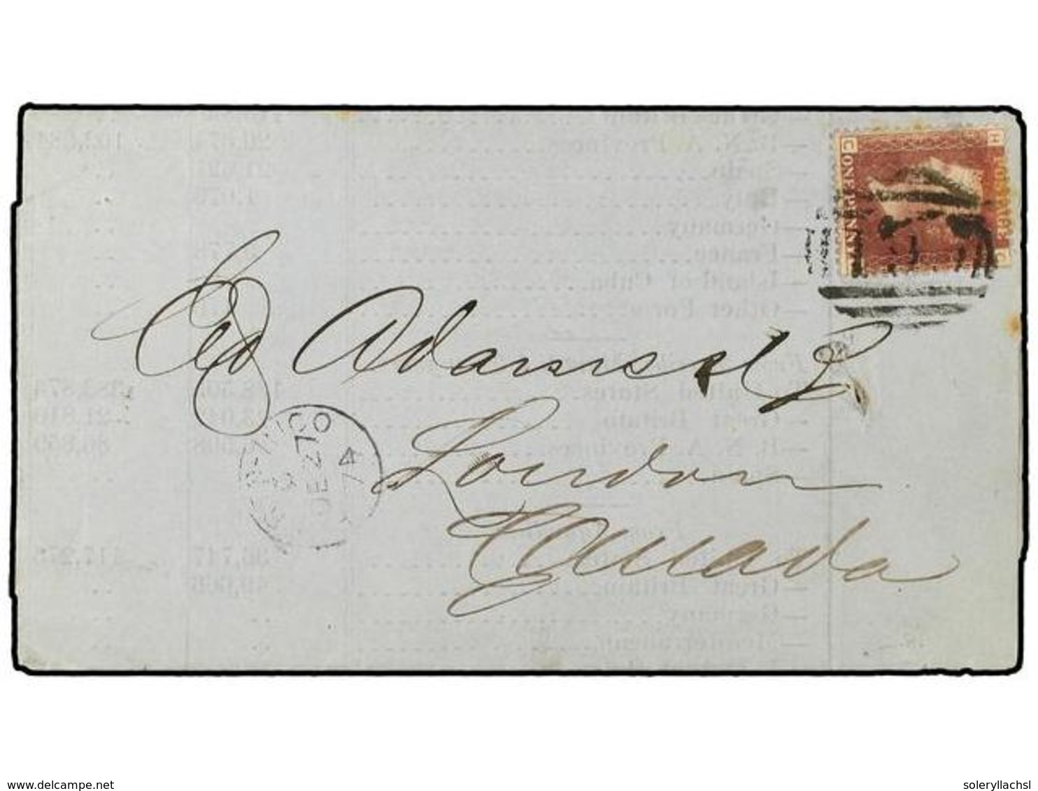 PUERTO RICO. 1874 (Dec 27). S. JUAN To CANADA. Complete Printed Prices Current, Small Spike File Hole, Used From SAN JUA - Altri & Non Classificati