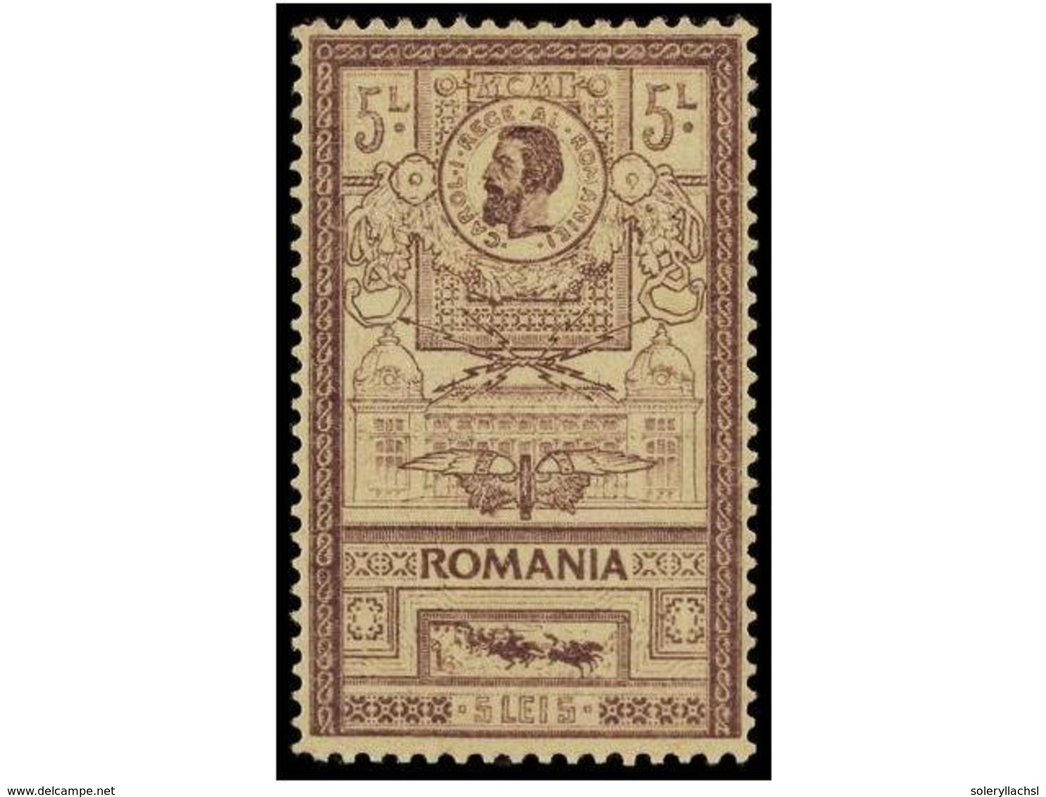 * RUMANIA. Mi.159, 160a, 160b. 1903. 2 L. Orange, 5 L. Lilac And 5 L. Red Violet. Original Gum. Michel.540€. - Altri & Non Classificati