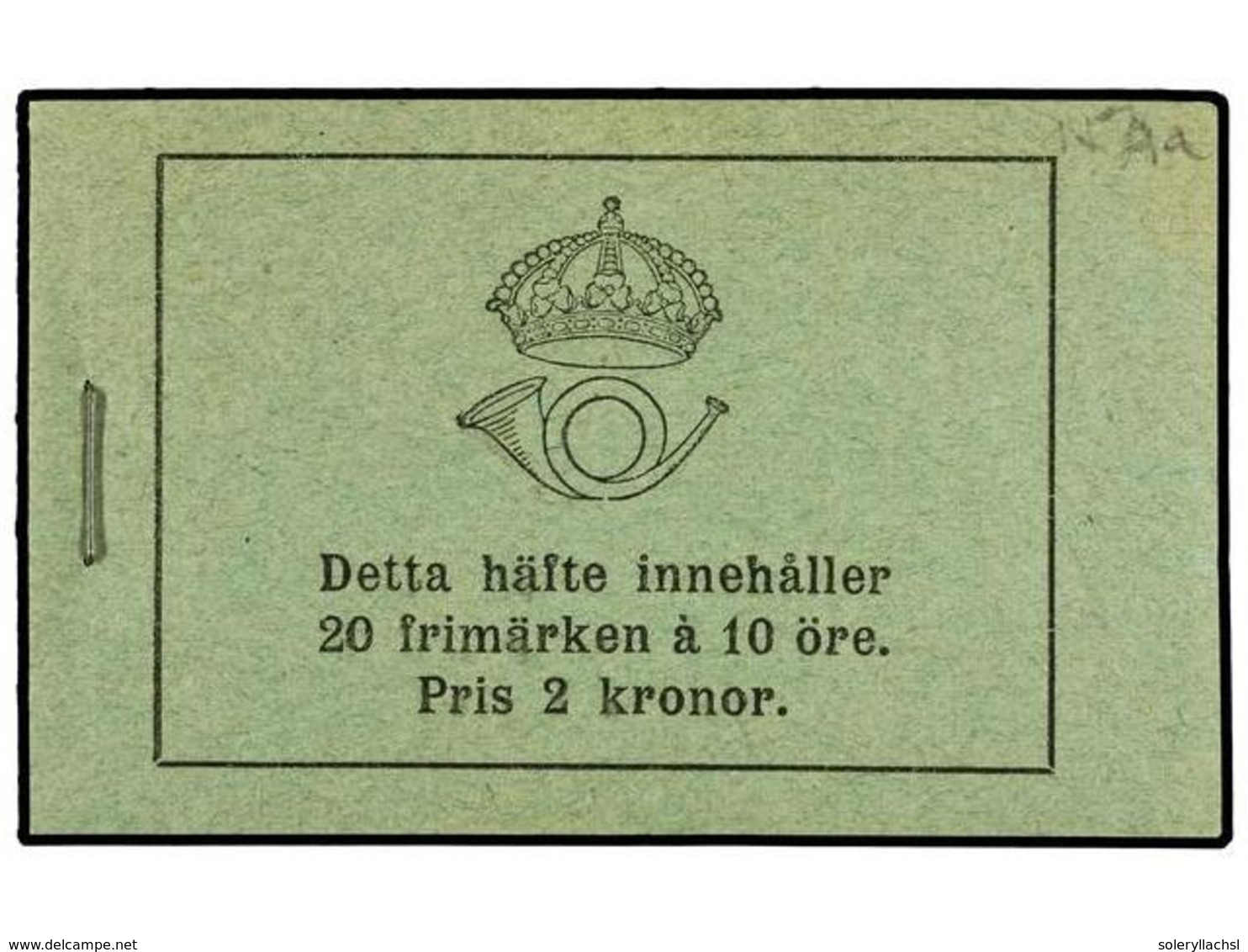 SUECIA. Fa.15Aa. 1921. CARNET De 2 Kr., 20 X 10 Ore. (Fa. 16.000 Kr.). - Sonstige & Ohne Zuordnung