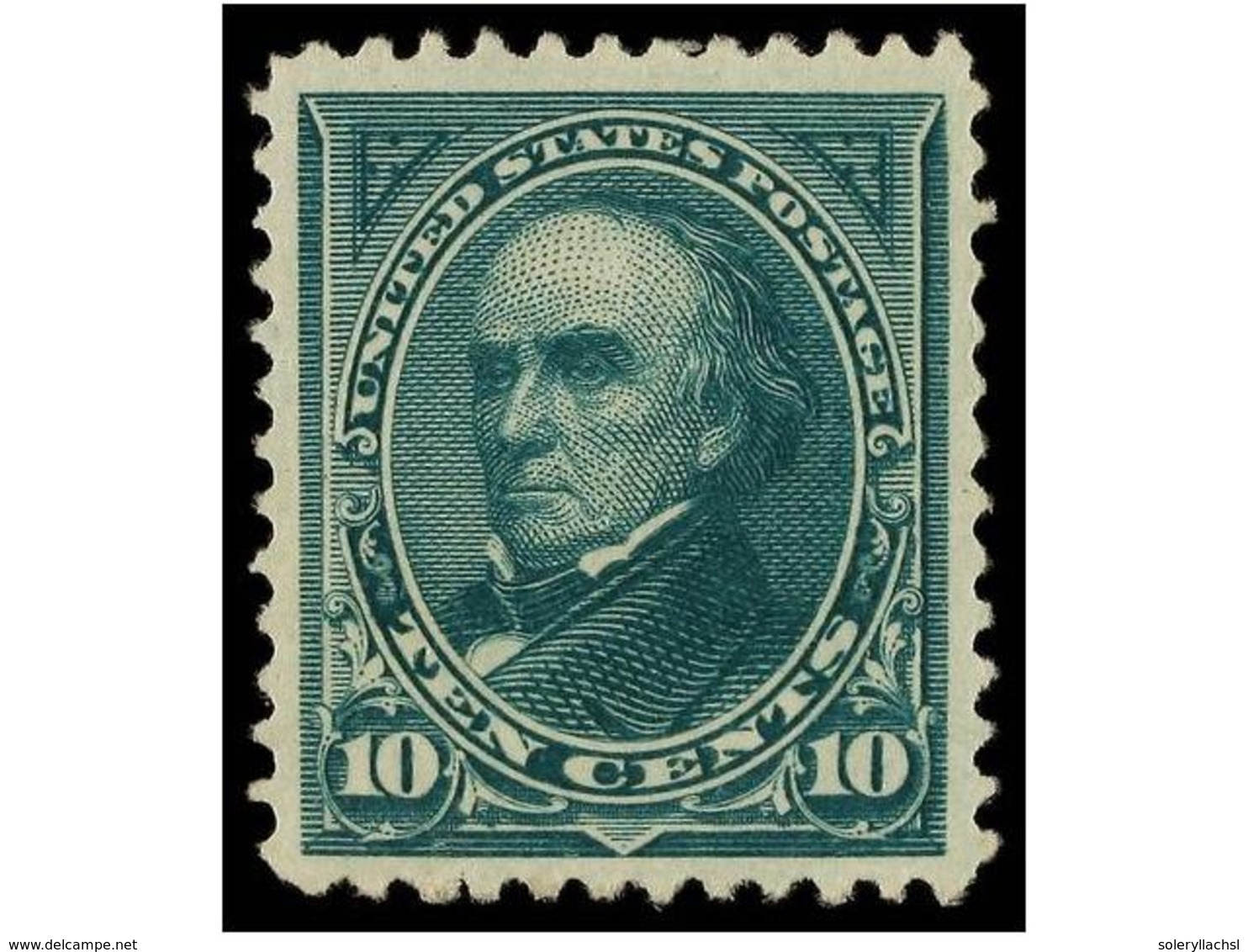 * ESTADOS UNIDOS. Sc.258. 1894. 10 Cents. Dark Green, Well Centered. VERY FINE. Scott.300$. - Sonstige & Ohne Zuordnung