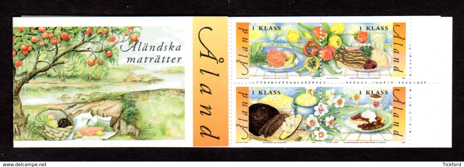 ALAND 2002 - Carnet Yvert N° C 203 - Facit H13 - NEUF ** / MNH - Booklet - Plats Typiques Alandais - Aland