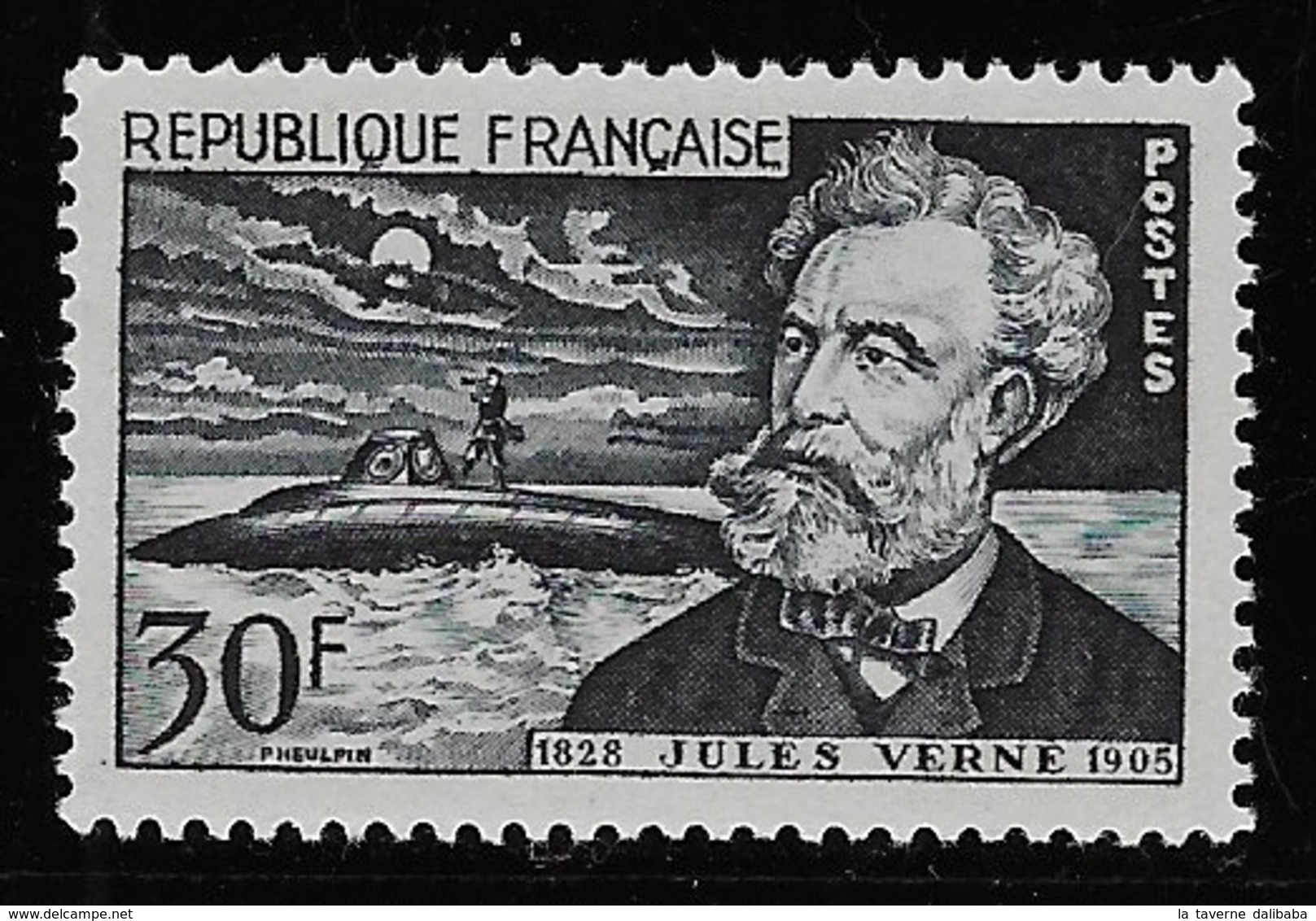 N° 1026 CINQUANTENAIRE DE LA MORT DE JULES VERNE NEUF ** TTB COTE 9 € - Ongebruikt