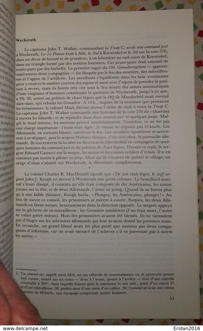 Saint Vith Au Cours De L’ultime Britzkrieg De Hitler •	Auteur : Maurice Delaval •Editeur : J.A.C Vielsam •	GRAND FORMAT - Guerre 1939-45