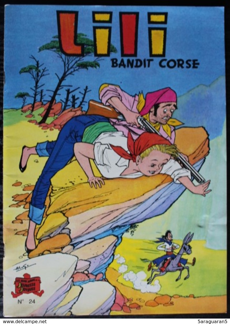 BD L'ESPIEGLE LILI - 24 - Bandit Corse - Rééd. 1980 Les Beaux Albums De La Jeunesse Joyeuse - Lili L'Espiègle