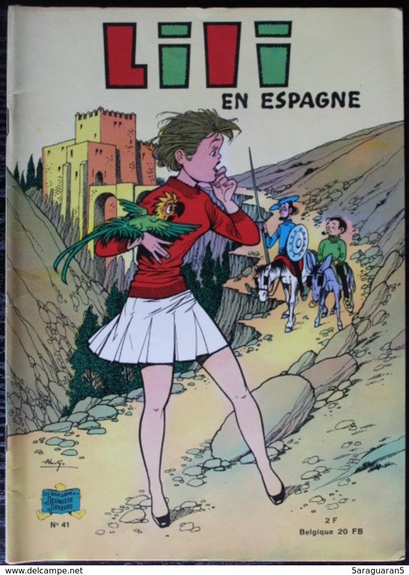 BD L'ESPIEGLE LILI - 41 - Lili En Espagne - EO 1970 Les Beaux Albums De La Jeunesse Joyeuse - Lili L'Espiègle