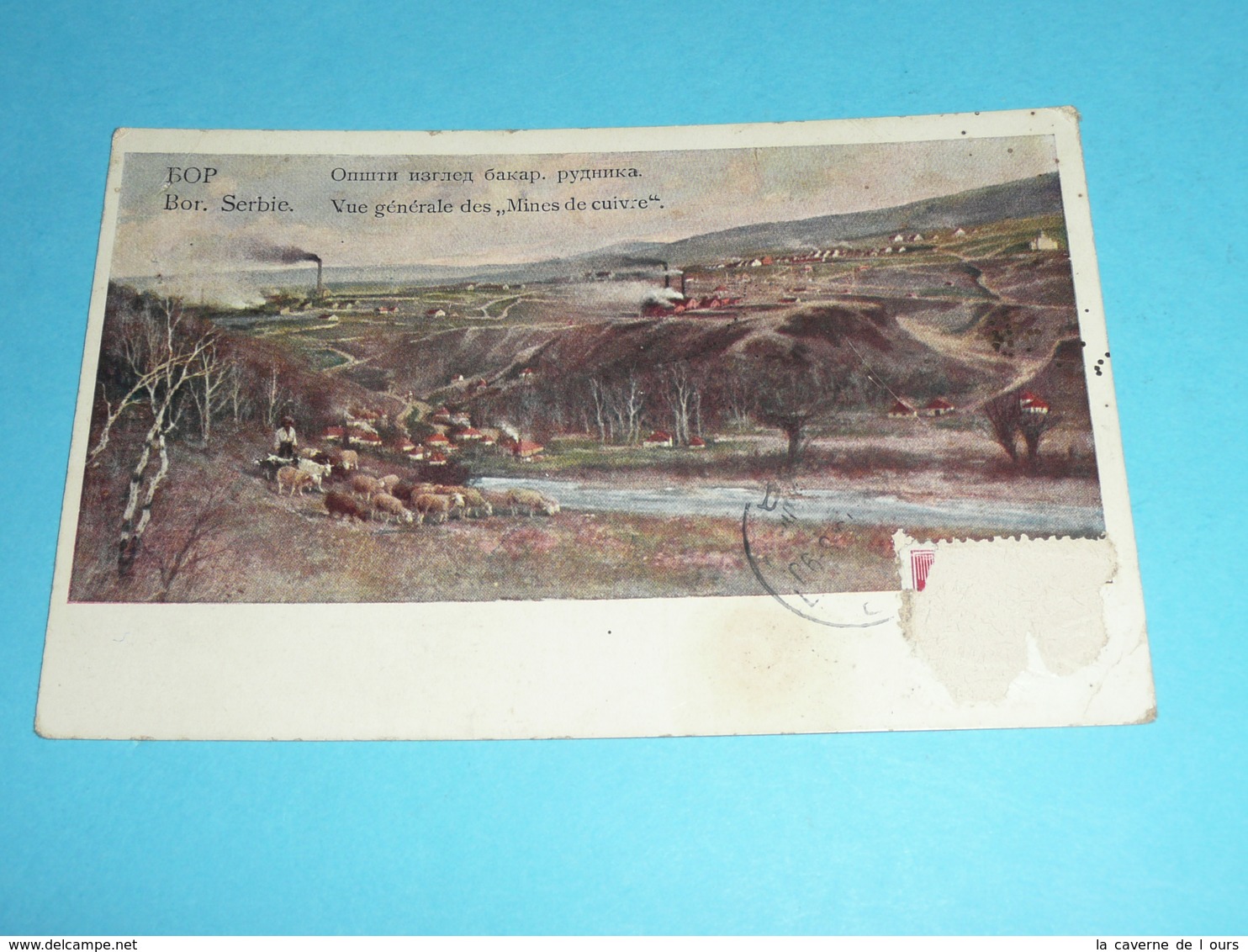 CPA, Carte Postale, Serbie Bor, Vue Générale Des Mines De Cuivre - Serbie