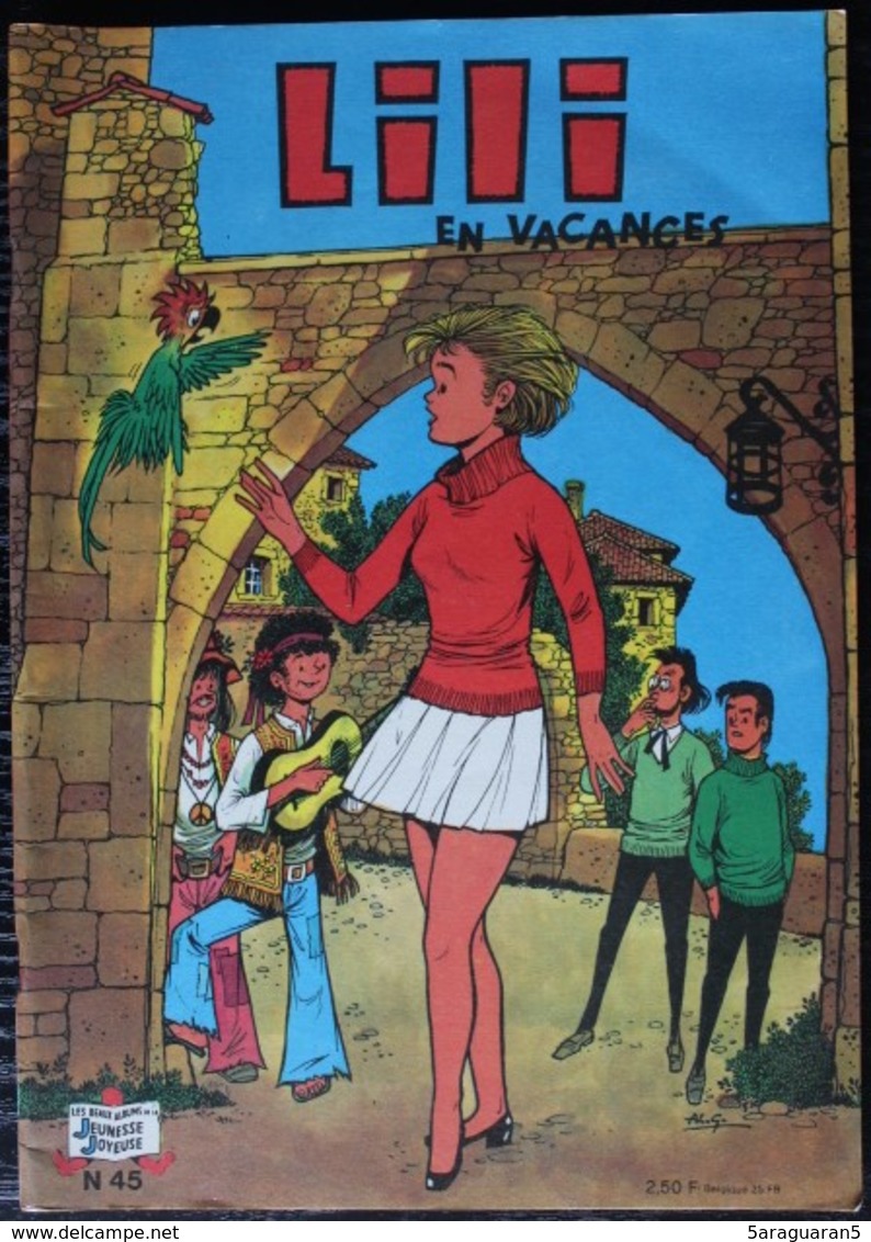 BD L'ESPIEGLE LILI - 45 - Lili En Vacances - EO 1973 Les Beaux Albums De La Jeunesse Joyeuse - Lili L'Espiègle