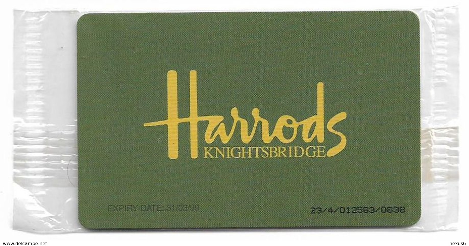 UK - BT (Chip) - BCC-061 - PRO110Ca - Harrods, 2£, No Notch, Cn, 23-4-012583, 3.000ex, NSB - BT Promotionnelles