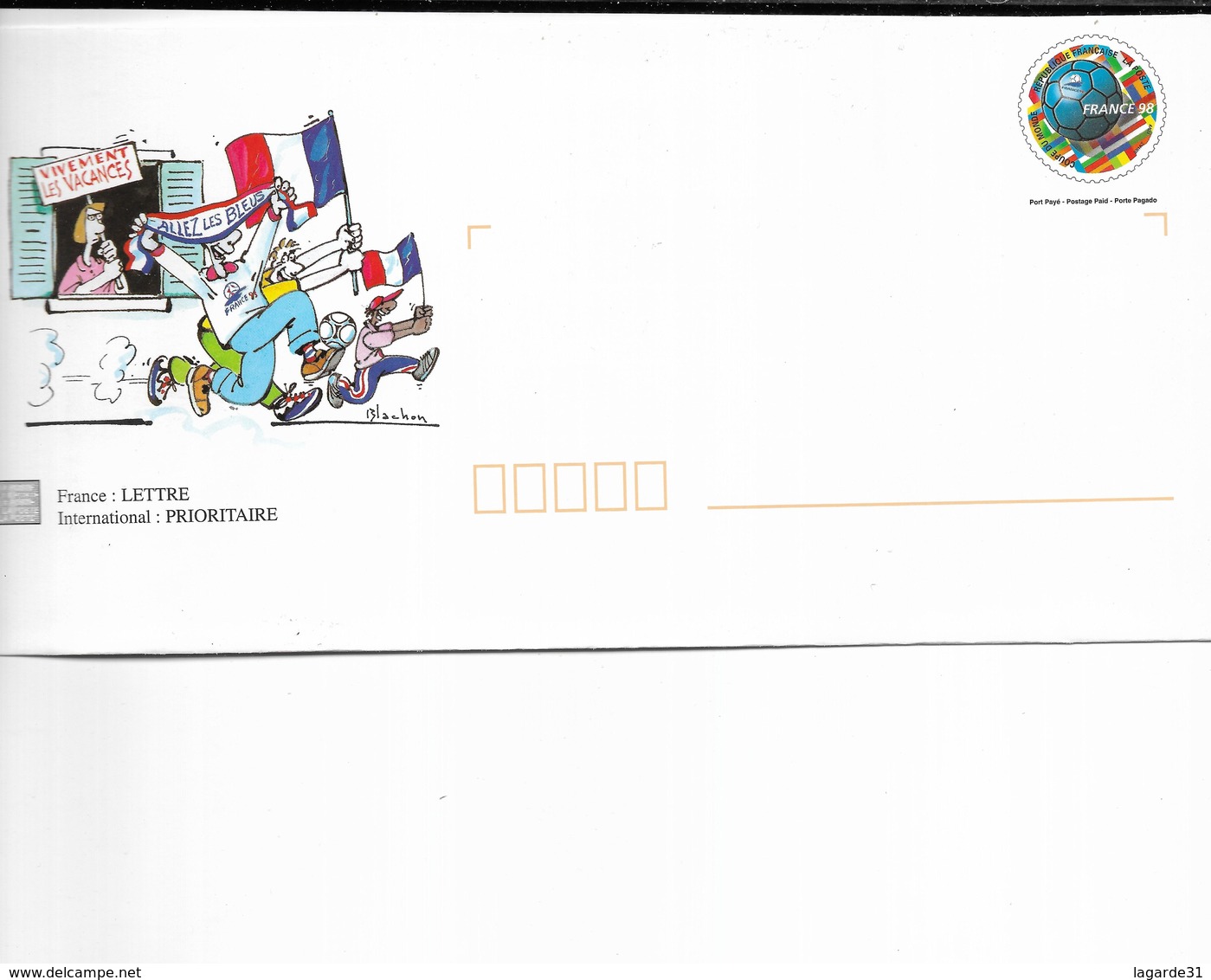 Entier Postal France 98 Football Neuf - Collezioni & Lotti: PAP & Biglietti