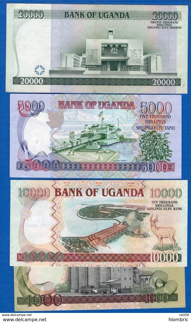 Ouganda  4  Billets  Neuf  Sup  Sup - Oeganda