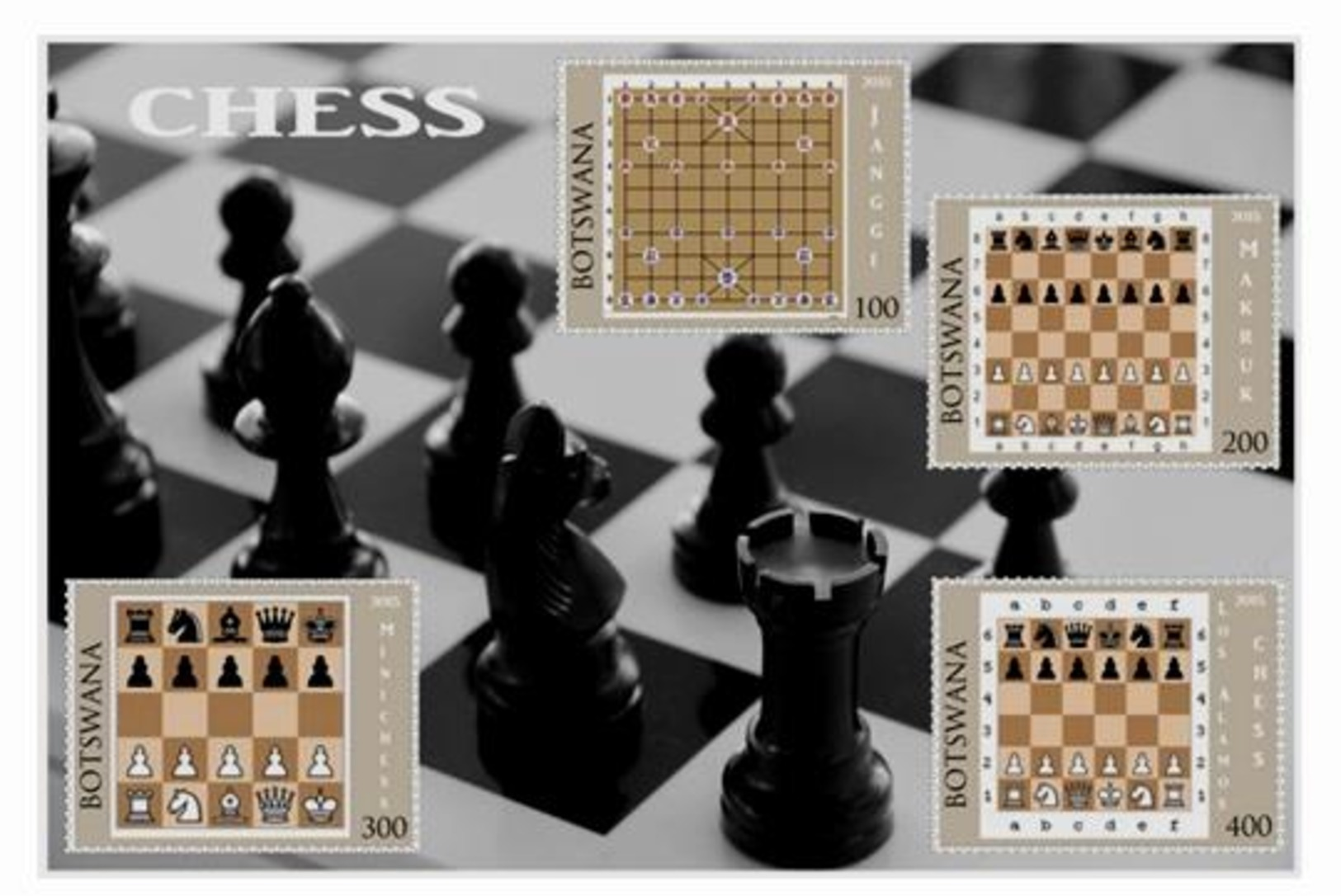 Jeu De Blocs D'échecs - Schach