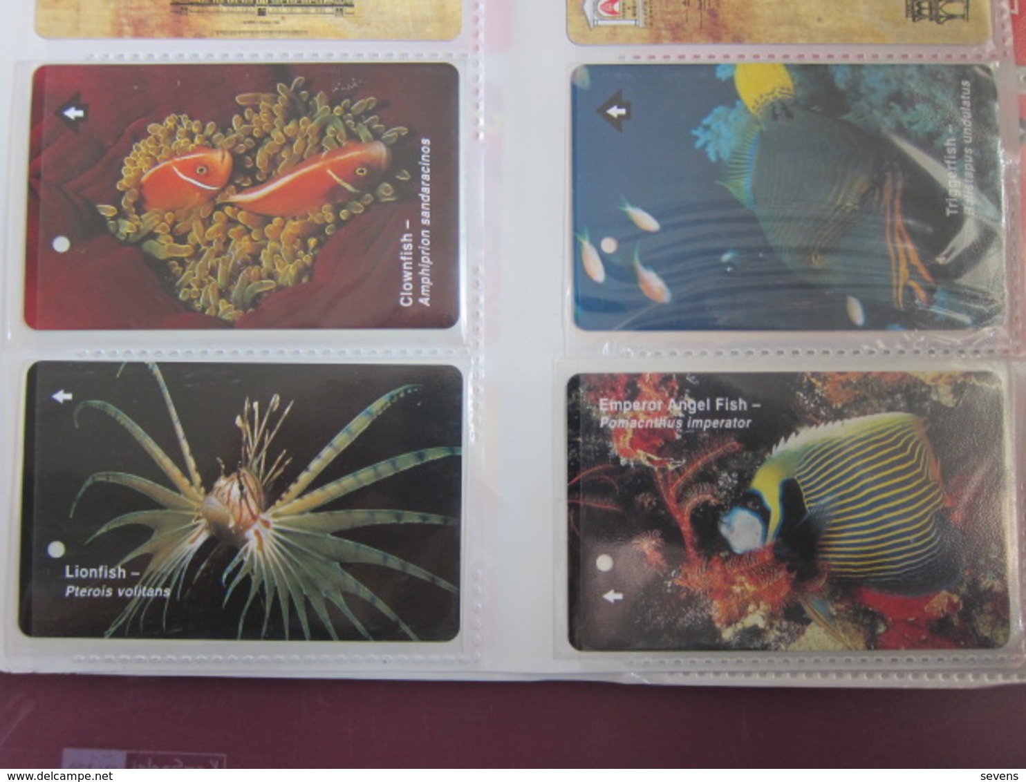 SMRT Metro Ticket Card,Ocean Fishes, Set Of 4 - Singapore