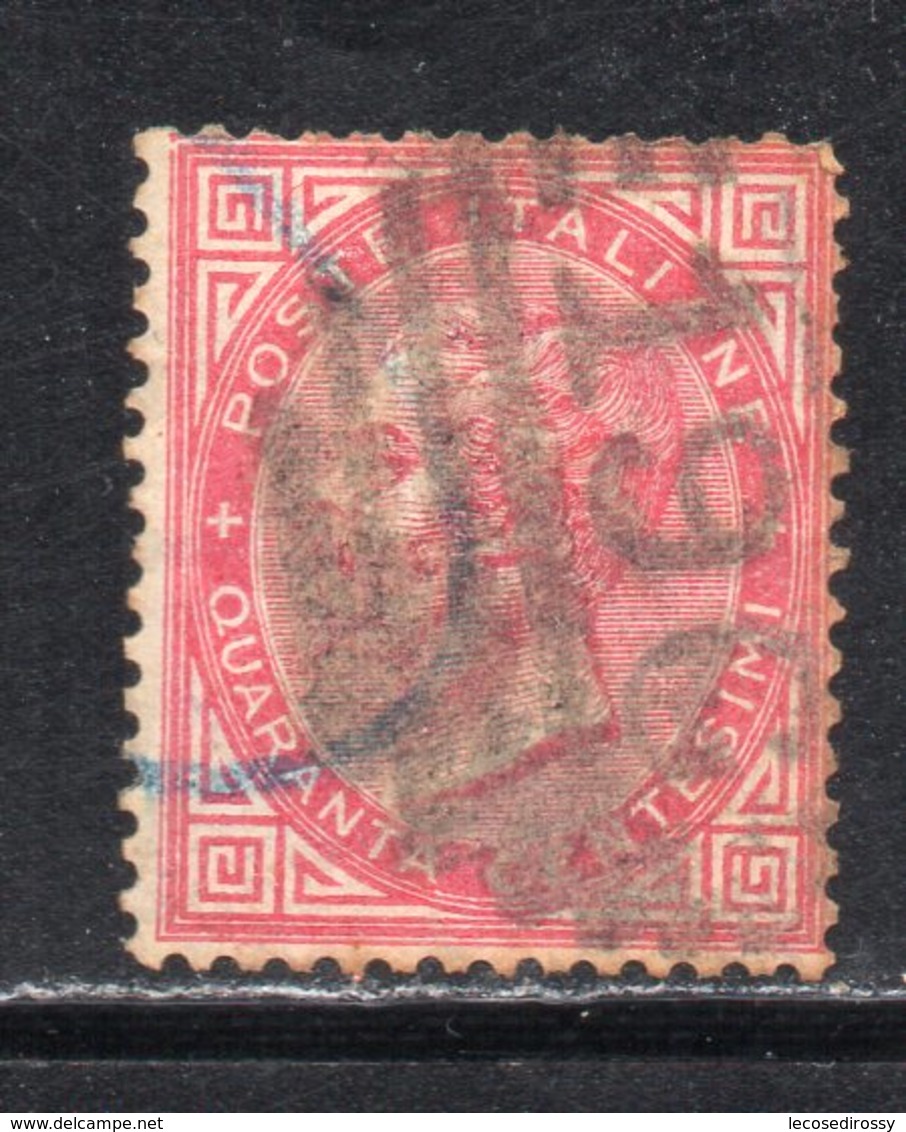 Rox 1863 Regno D'Italia Tiratura Torino 40C  Usato - Used