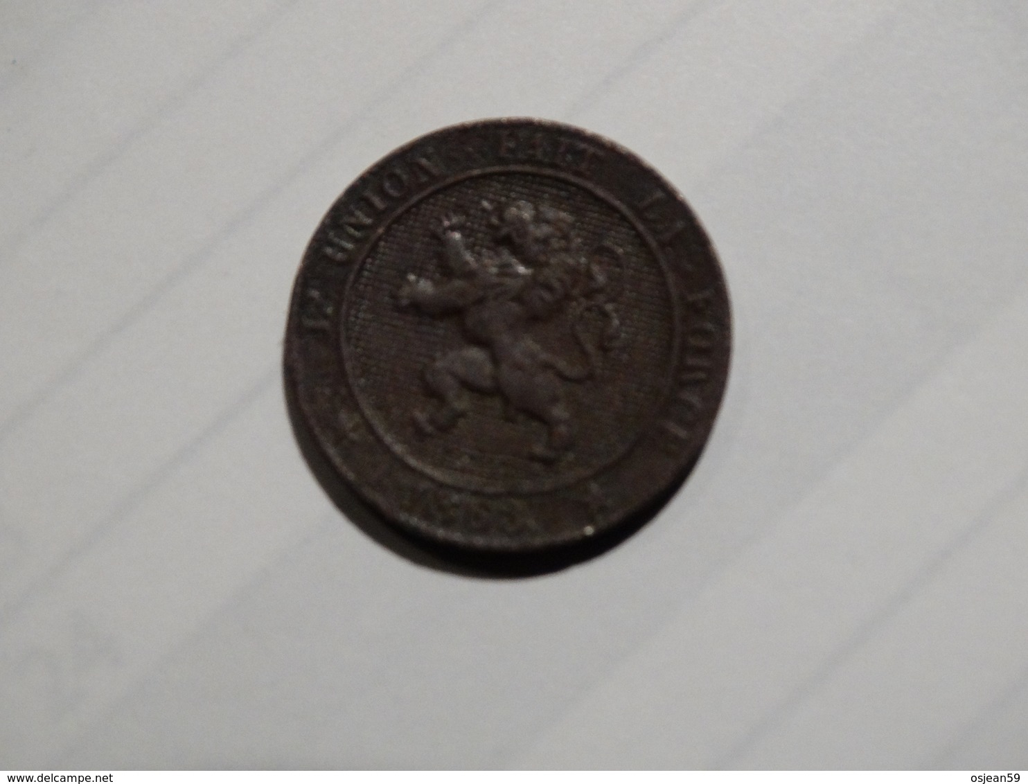 5centimes.1863. - 2 Cents