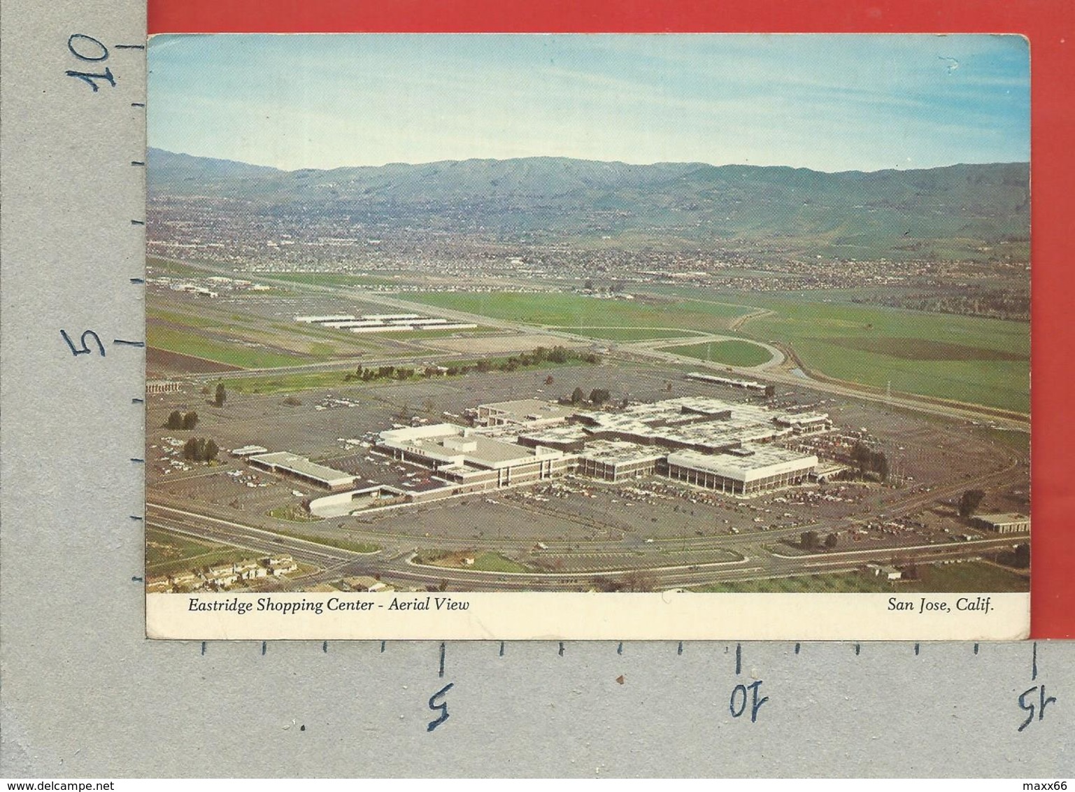 CARTOLINA VG STATI UNITI - SAN JOSE - Eastridge Shopping Center - Aerial View - CALIFORNIA - 10 X 15 - 1976 - San Jose