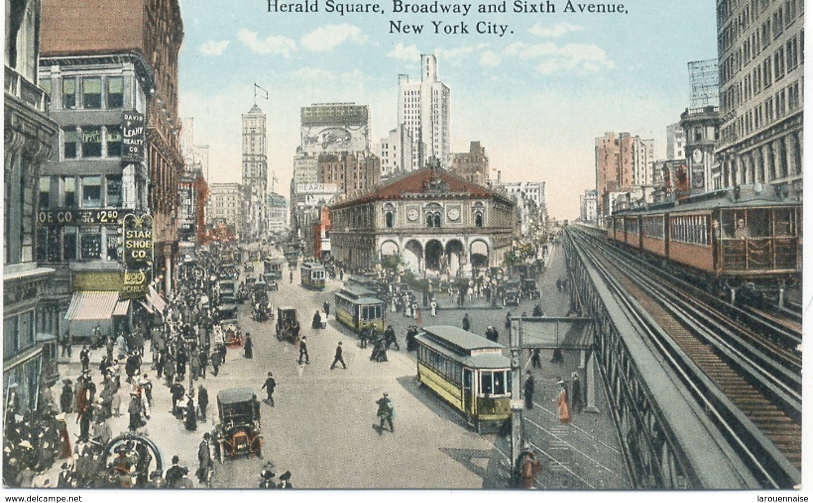 New-york City: Herald Square , Broadway And Sixth Avenue . - Broadway