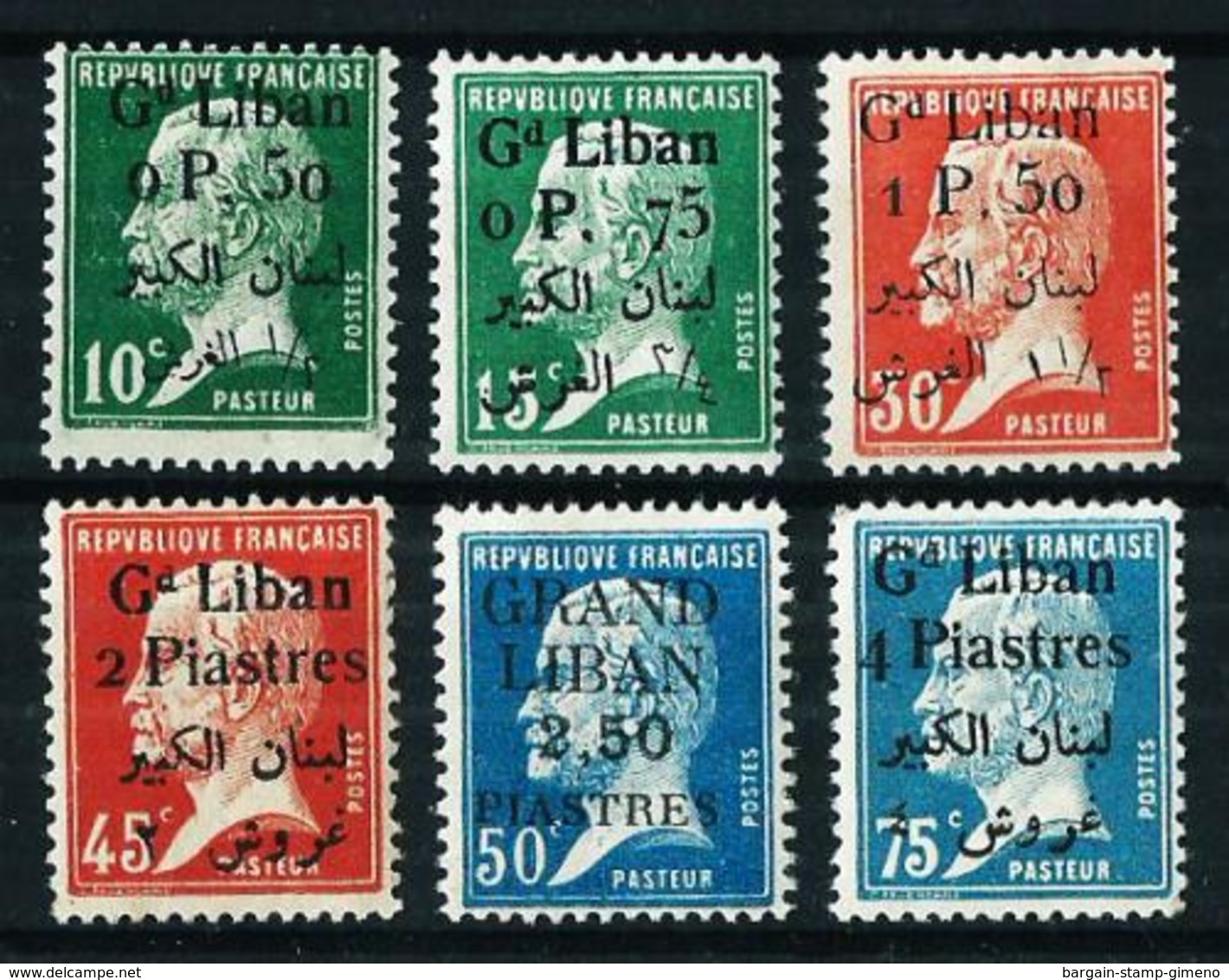 Gran Líbano (Francés) Nº 39/44 Nuevo* - Unused Stamps