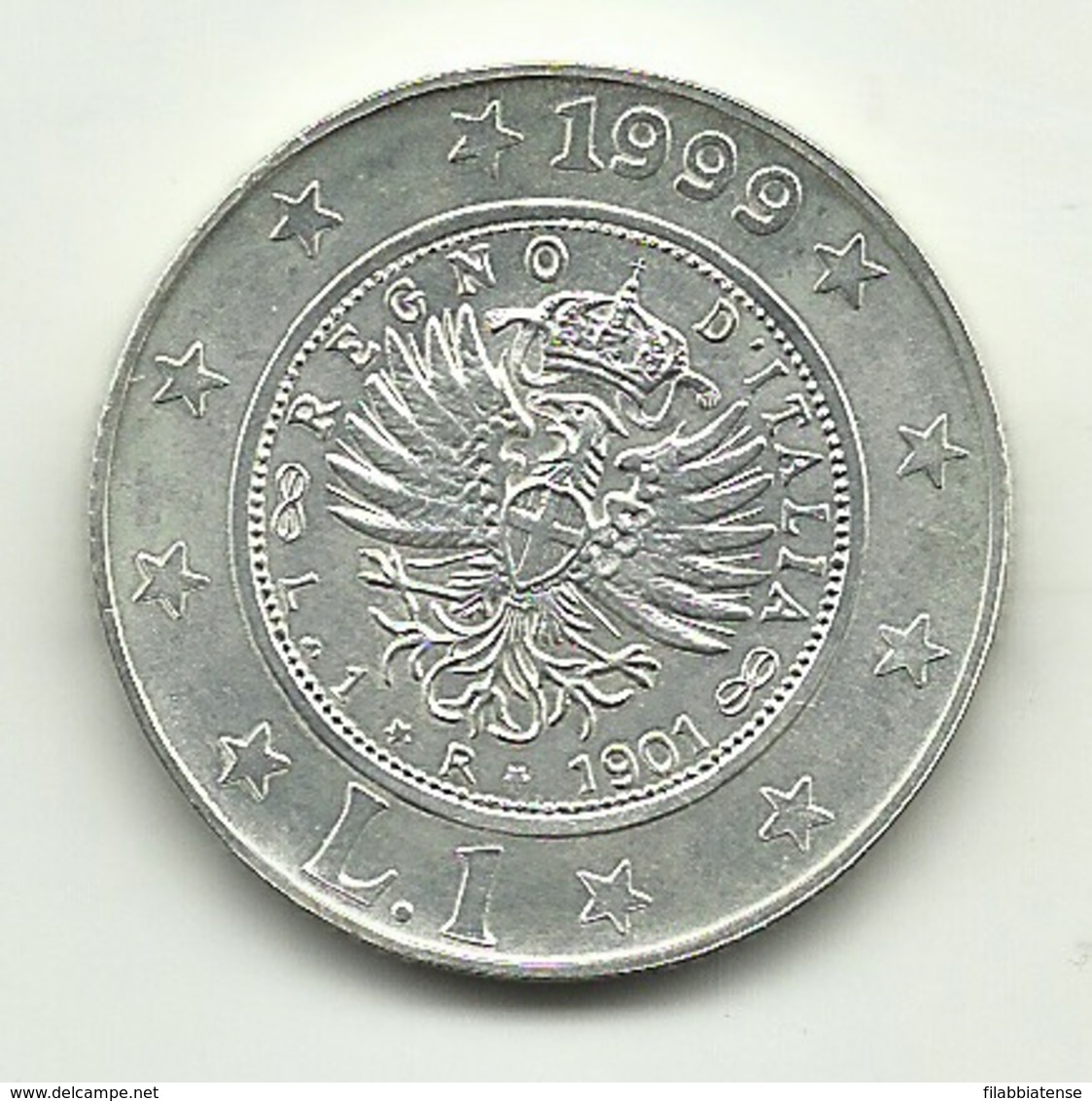 1999 - Italia 1 Lira - Storia Della Lira - Senza Confezione - Commémoratives