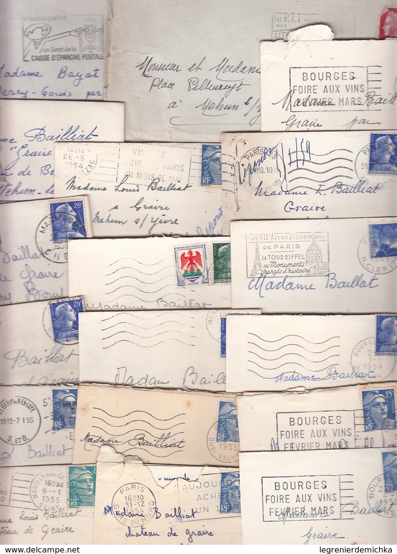 ENSEMBLE De VIEUX PAPIERS Cartes De Visite Enveloppes Oblitérées Factures Correspondances Diverses - Non Classés