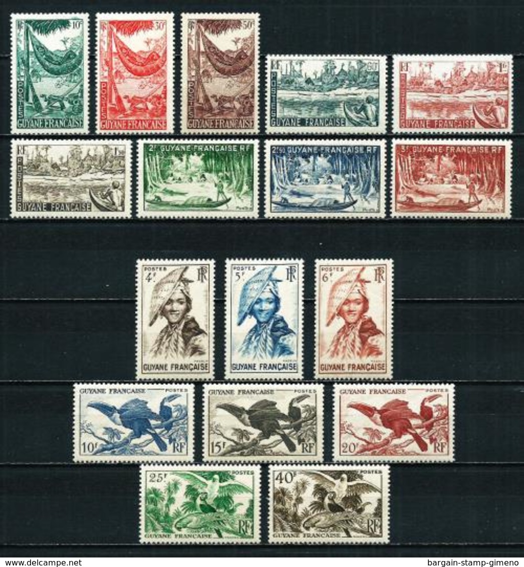 Guayana (Francesa) Nº 201/17 Nuevo*/** - Unused Stamps