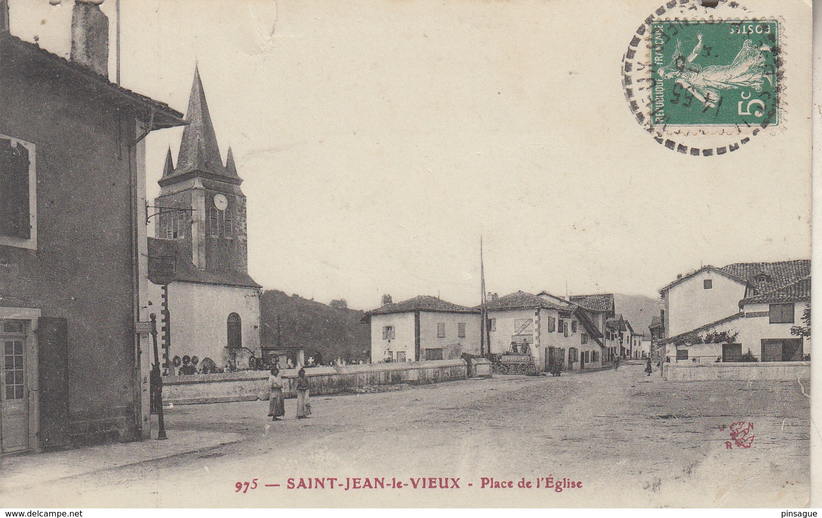 SAINT JEAN Le VIEUX Place De L'Eglise - Autres & Non Classés