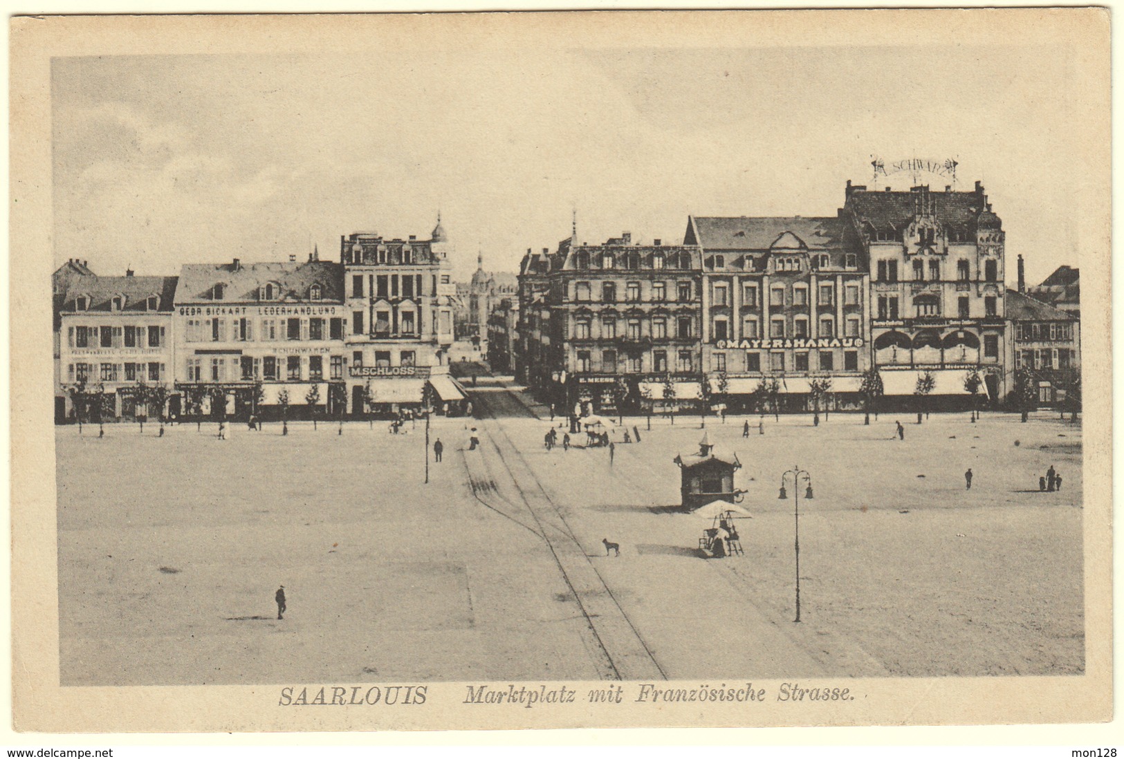 ALLEMAGNE - SARRELOUIS / SAARLOUIS - MARKTPLATZ MIT FRANZÖSISCHE STRASSE - Kreis Saarlouis