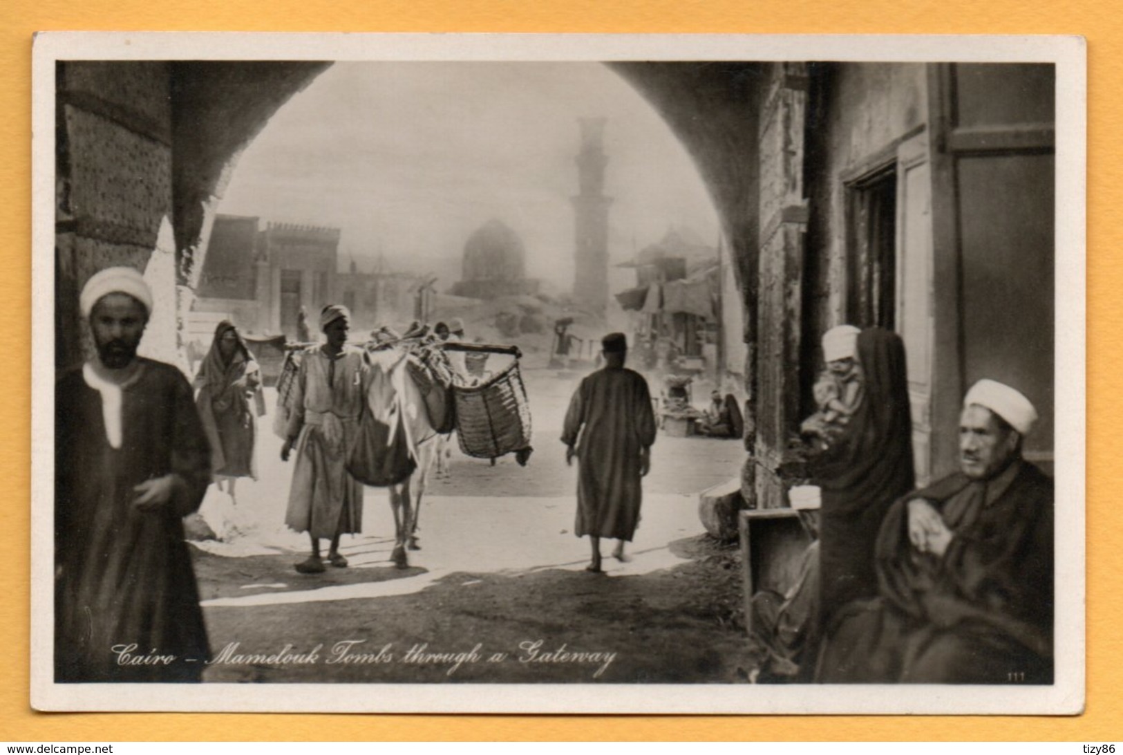 Cairo - Mamelouk Tombs Through A Gateway - Cairo