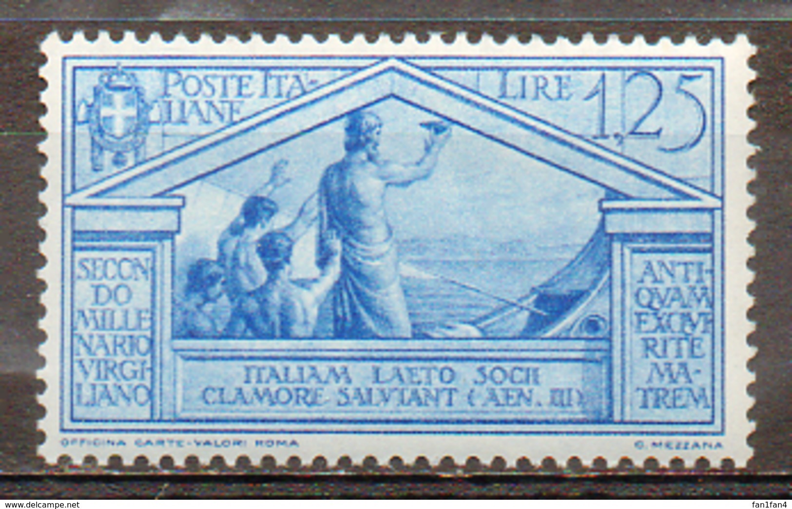 ITALIE (Royaume) - 1930 - N° 269 - 1 L. 25 Bleu - (Bimillénaire De La Naissance De Virgile) - Nuovi