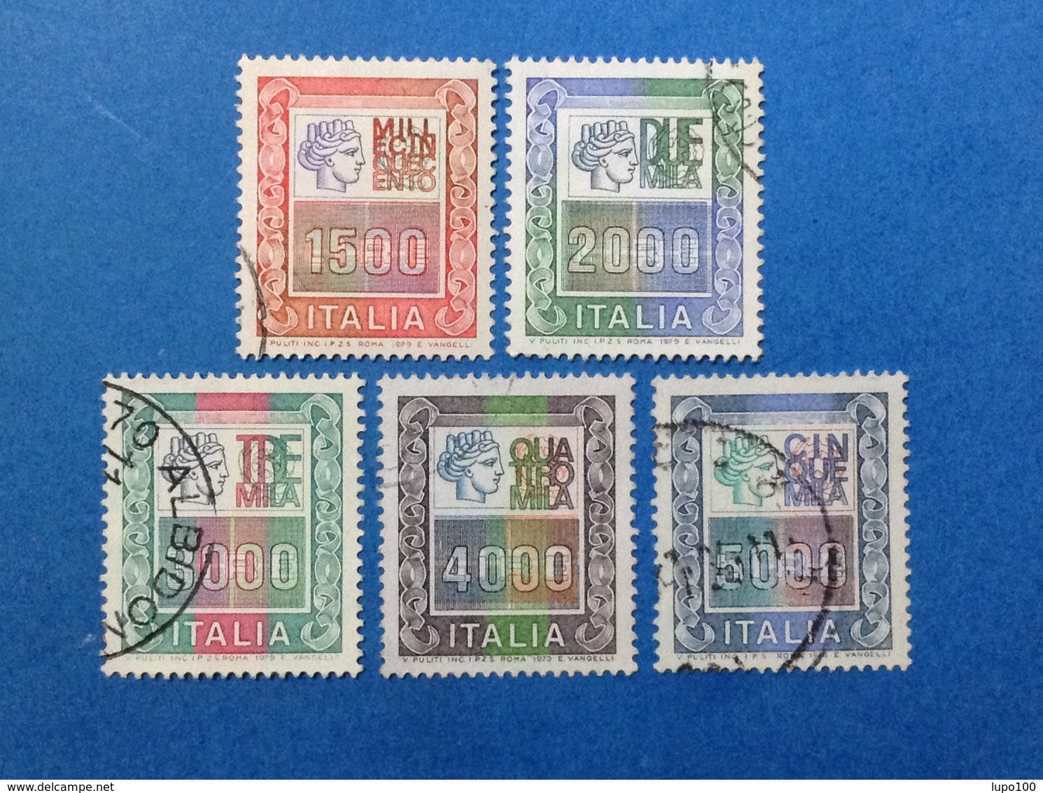 1978 1979 ITALIA ALTI VALORI SERIE COMPLETA FRANCOBOLLI USATI ITALY STAMPS USED - 1971-80: Used