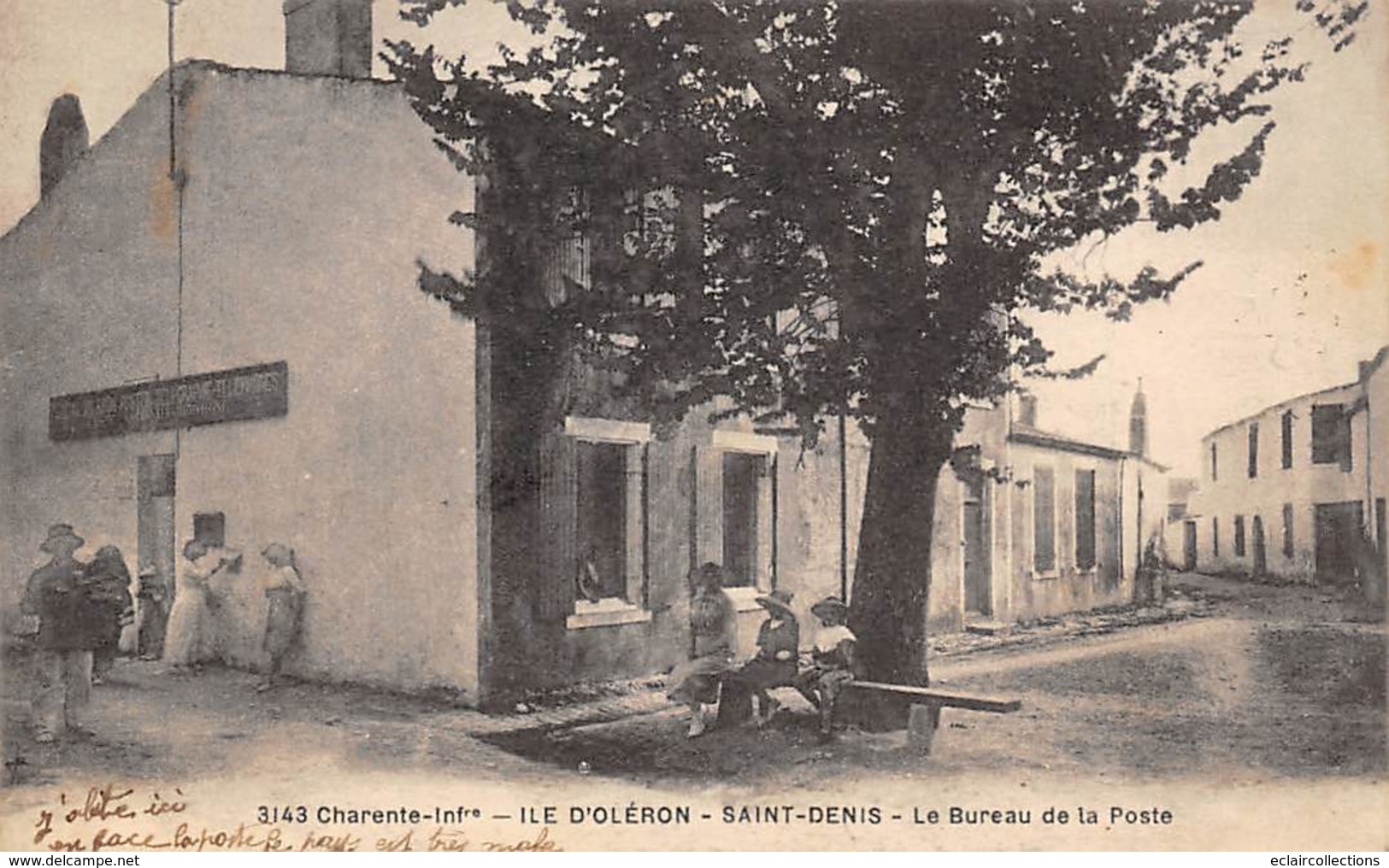 Ile D'Oléron.    St Denis D'Oléron        17      Le Bureau De Poste. Boite A Lettres        (voir Scan) - Ile D'Oléron