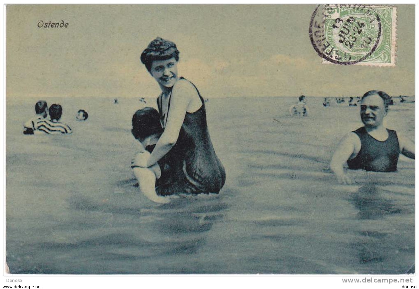 OSTENDE 1910, BAINS DE MER - Oostende