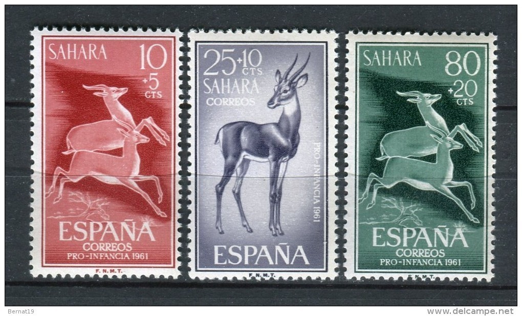 Sahara 1961. Edifil 190-92 ** MNH. - Sahara Spagnolo