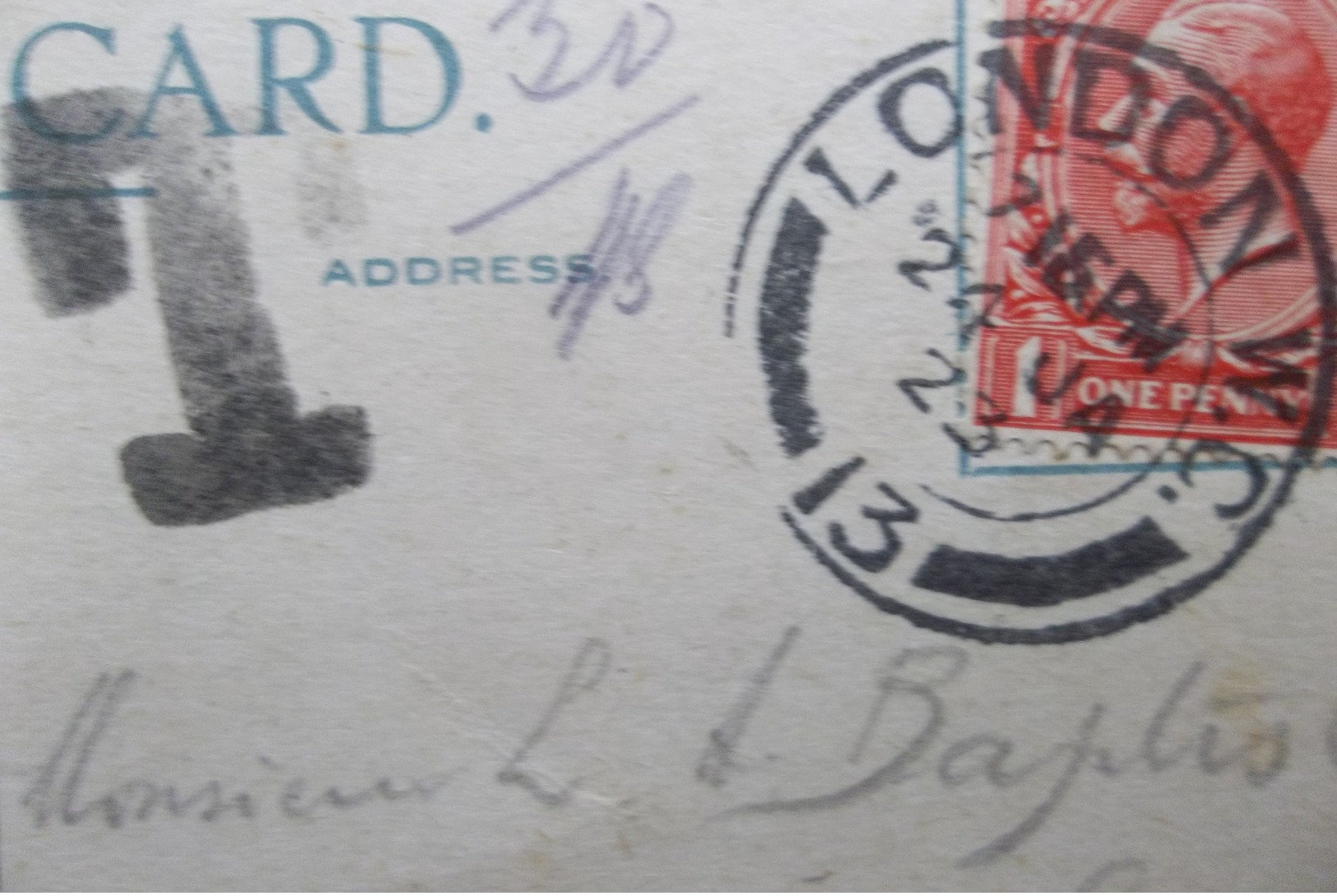 Great Britain: 1923 PPC To France (#HW11) - Lettres & Documents