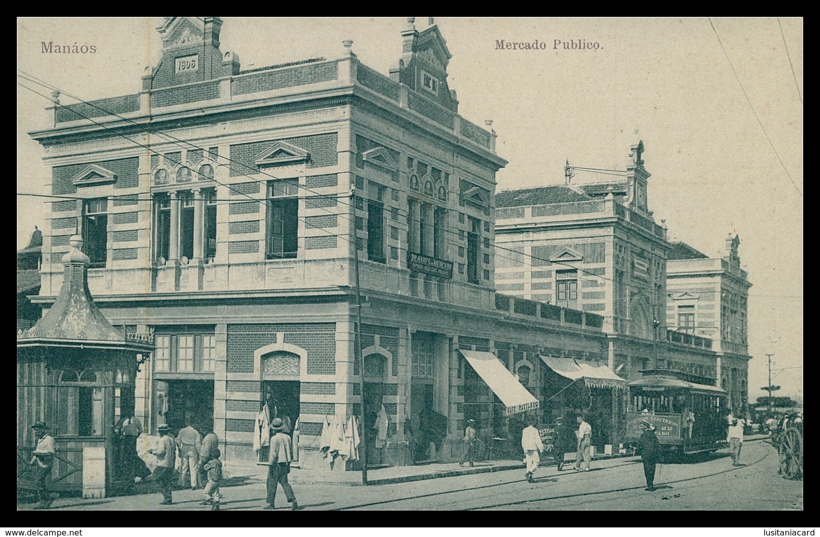 MANAUS - FEIRAS E MERCADOS - Mercado Publico. ( Ed. G. Huebner & Amaral / Nº 6441)  Carte Postale - Manaus